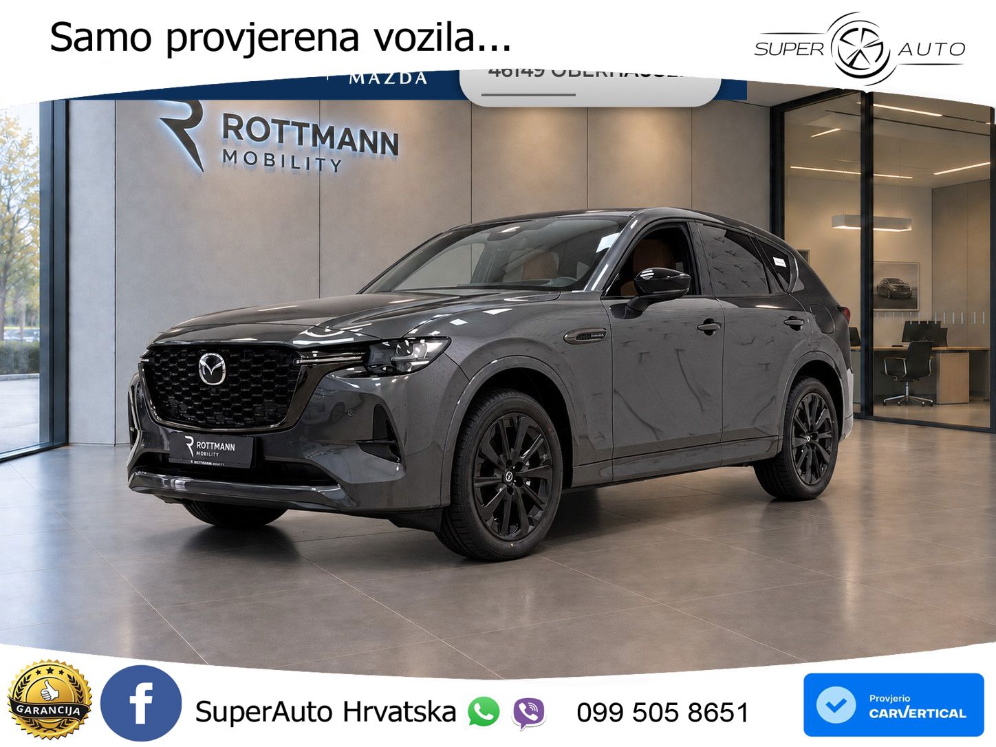 Mazda CX-60 3.3 e-Skyactiv D (254 KS) AWD Automatic LED+GR SJED+ACC