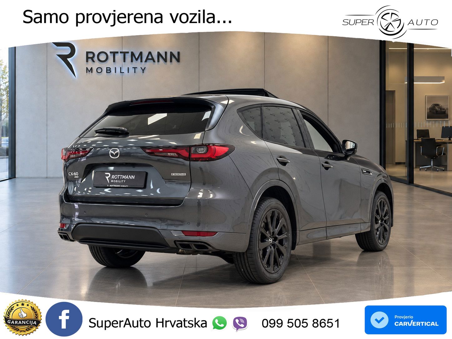 Mazda CX-60 3.3 e-Skyactiv D (254 KS) AWD Automatic LED+GR SJED+ACC