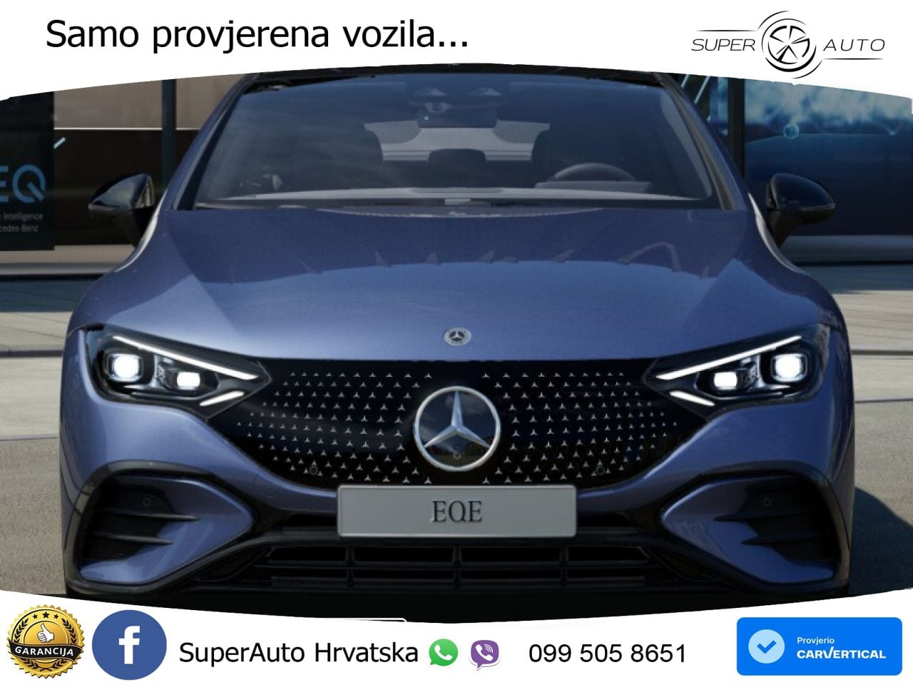 Mercedes EQE 350+ 105 kWh (320 KS) AMG ACC+GR SJED+360+PANO