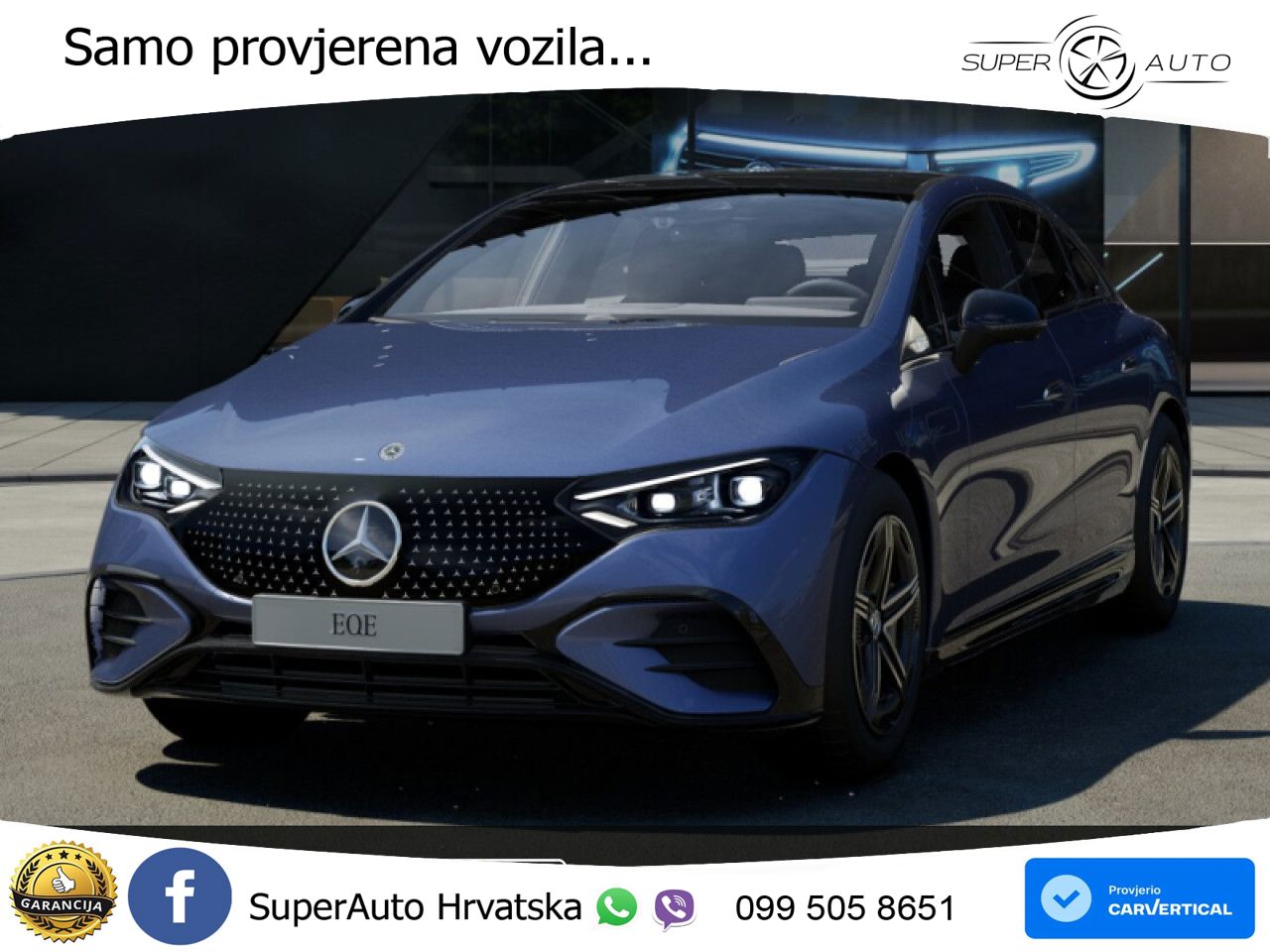 Mercedes EQE 350+ 105 kWh (320 KS) AMG ACC+GR SJED+360+PANO