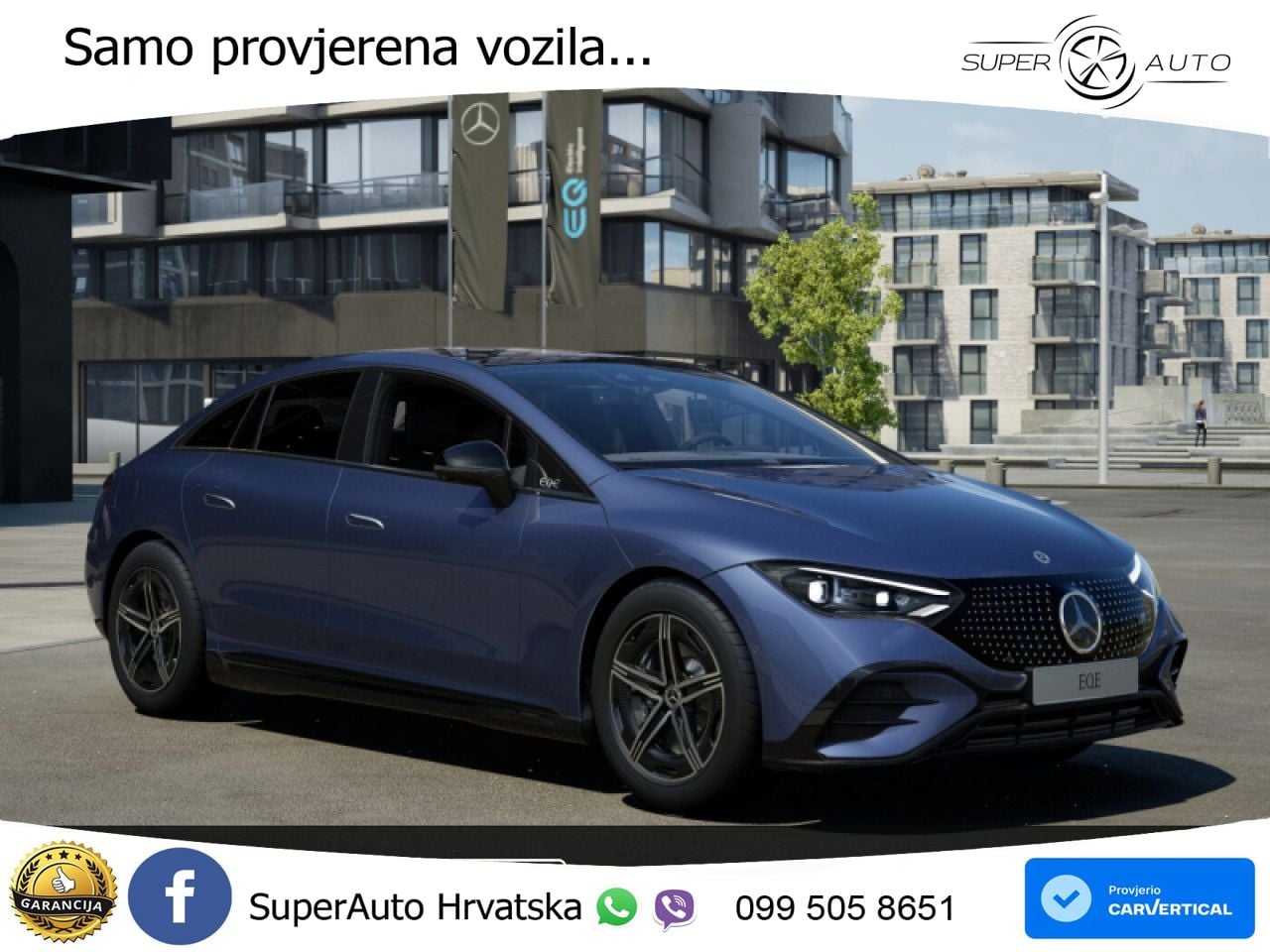 Mercedes EQE 350+ 105 kWh (320 KS) AMG ACC+GR SJED+360+PANO