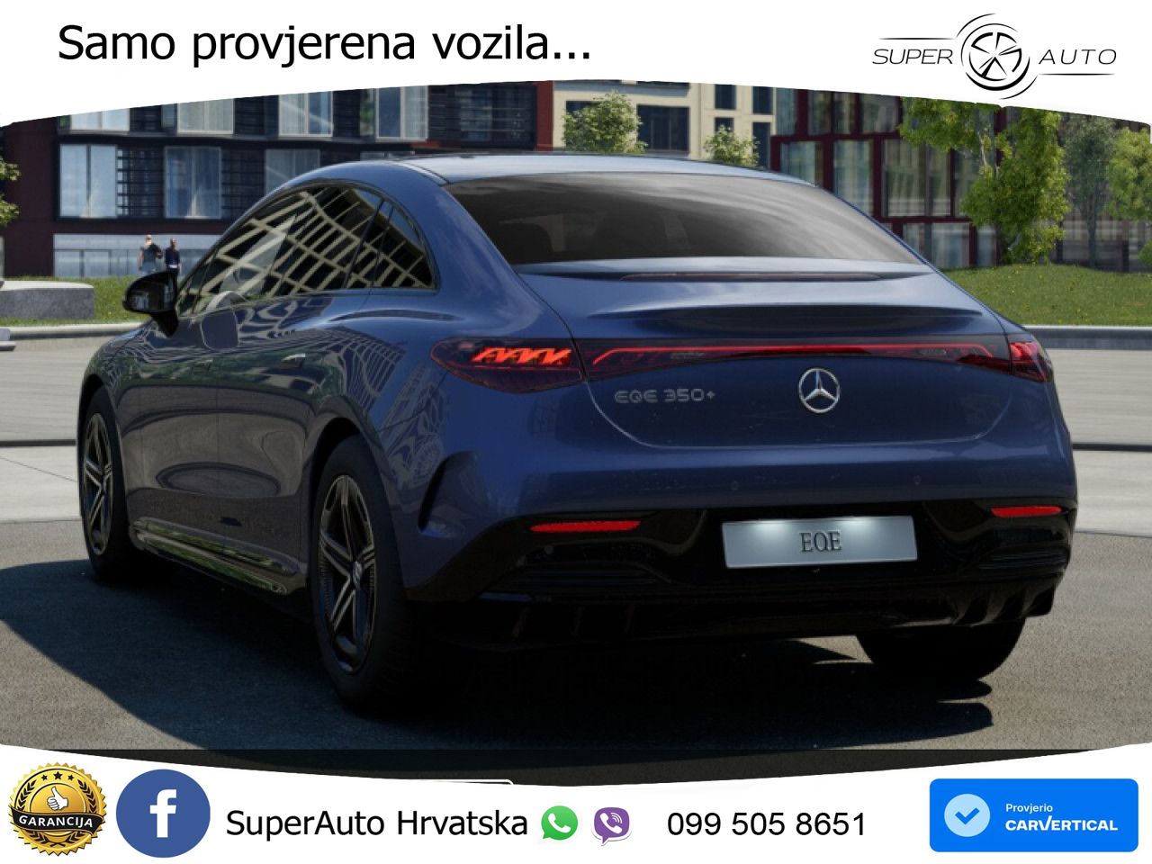 Mercedes EQE 350+ 105 kWh (320 KS) AMG ACC+GR SJED+360+PANO