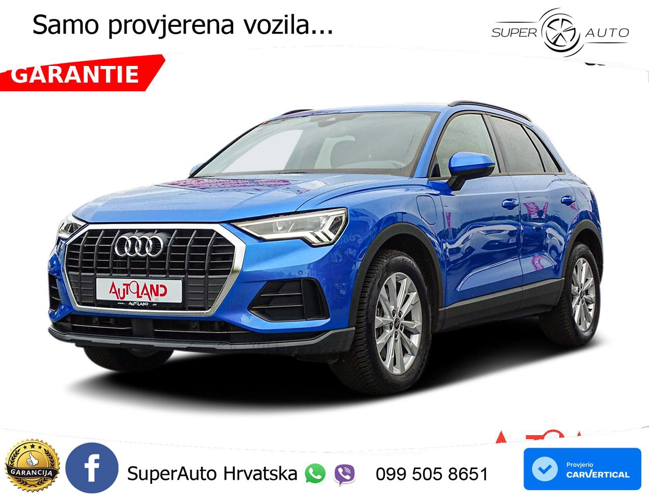 Audi Q3 45 TFSIe (245 KS) S tronic S line LED+GR SJED+ACC