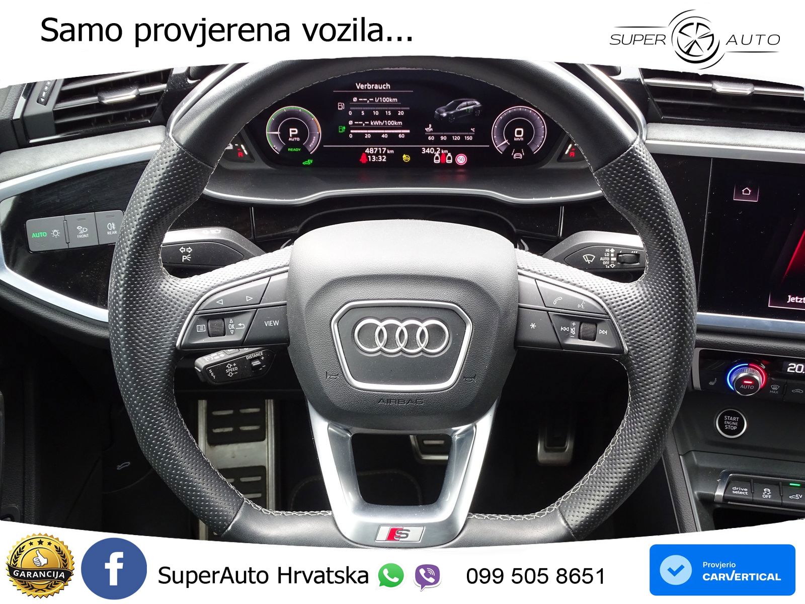Audi Q3 45 TFSIe (245 KS) S tronic S line LED+GR SJED+ACC