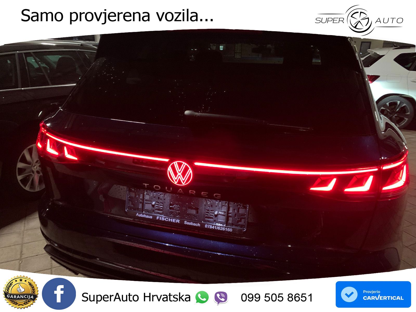 Volkswagen Touareg 3.0 V6 TDI (286 KS) 4MOTION Tiptronic ZRAČNI+ACC+GR SJED+KAM