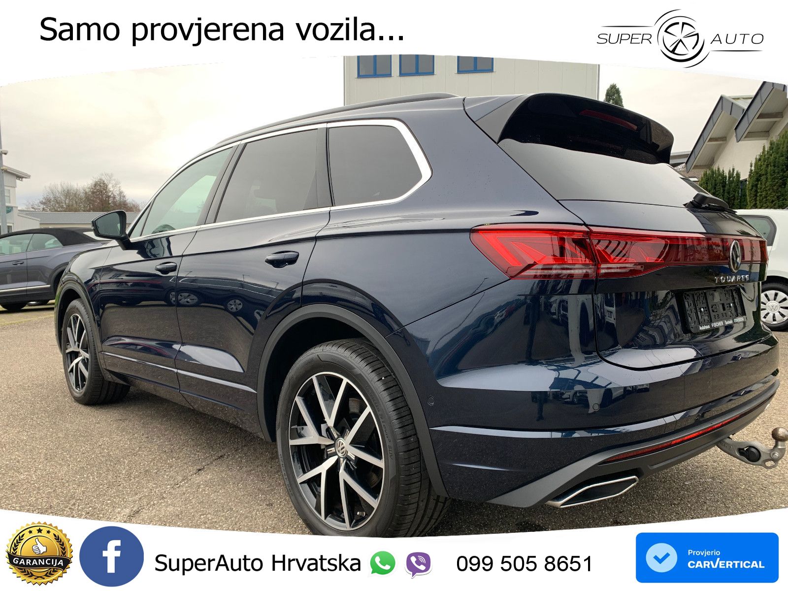 Volkswagen Touareg 3.0 V6 TDI (286 KS) 4MOTION Tiptronic ZRAČNI+ACC+GR SJED+KAM
