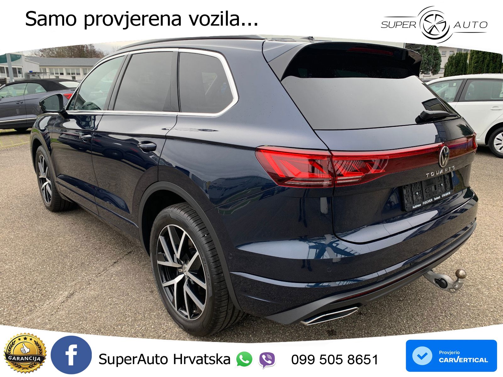 Volkswagen Touareg 3.0 V6 TDI (286 KS) 4MOTION Tiptronic ZRAČNI+ACC+GR SJED+KAM