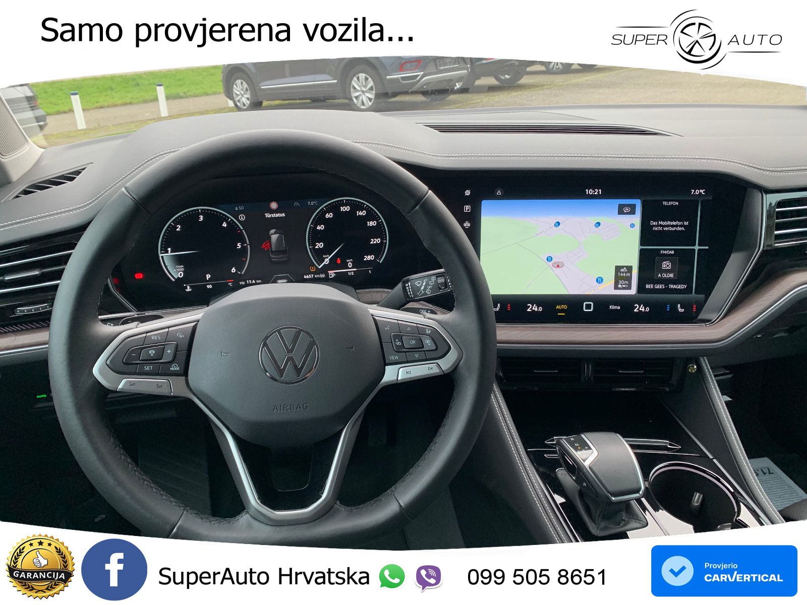 Volkswagen Touareg 3.0 V6 TDI (286 KS) 4MOTION Tiptronic ZRAČNI+ACC+GR SJED+KAM