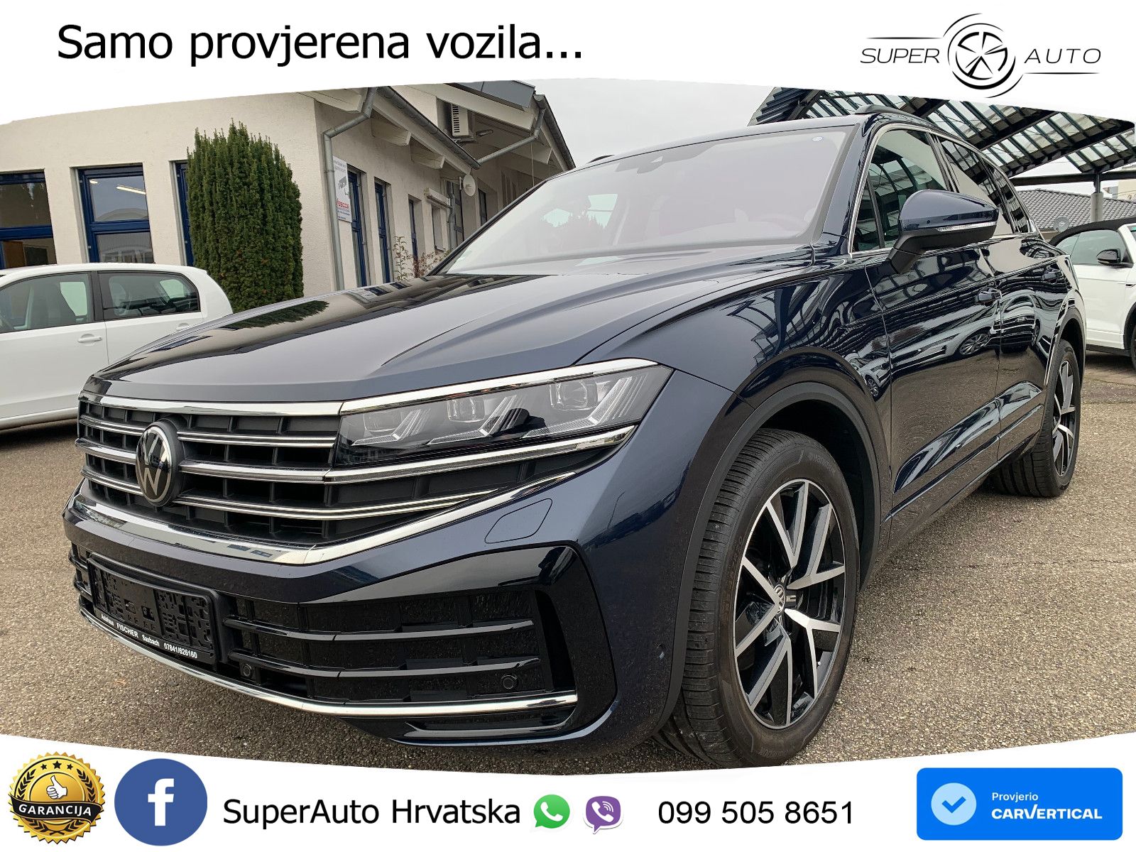 Volkswagen Touareg 3.0 V6 TDI (286 KS) 4MOTION Tiptronic ZRAČNI+ACC+GR SJED+KAM