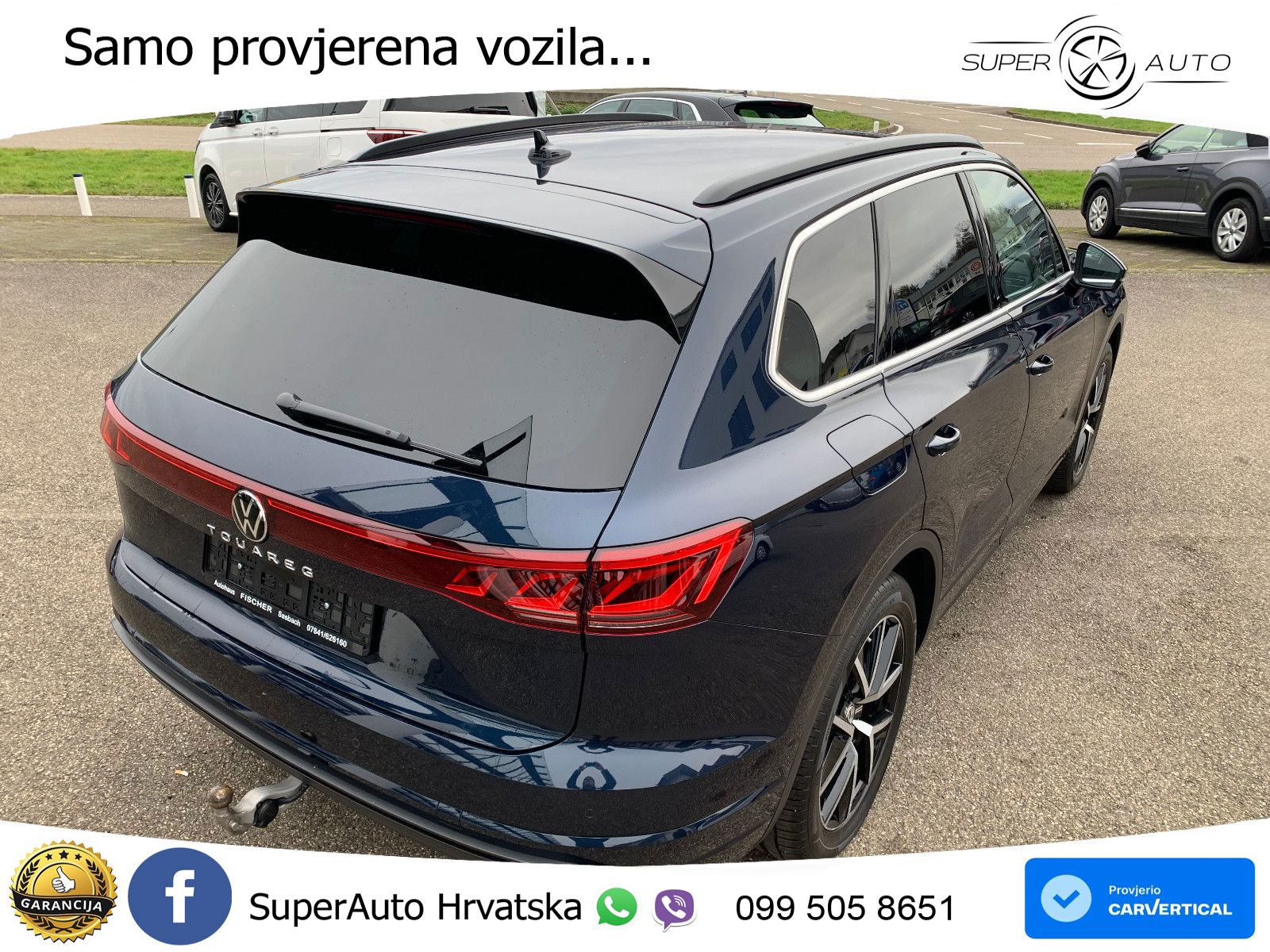 Volkswagen Touareg 3.0 V6 TDI (286 KS) 4MOTION Tiptronic ZRAČNI+ACC+GR SJED+KAM