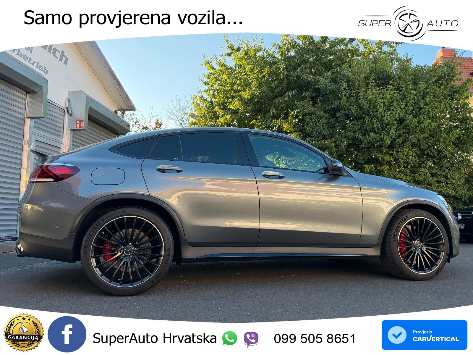 Mercedes GLC Coupe AMG 63 S V8 (510 KS) 4MATIC+ MCT LED+GR SJED+ACC