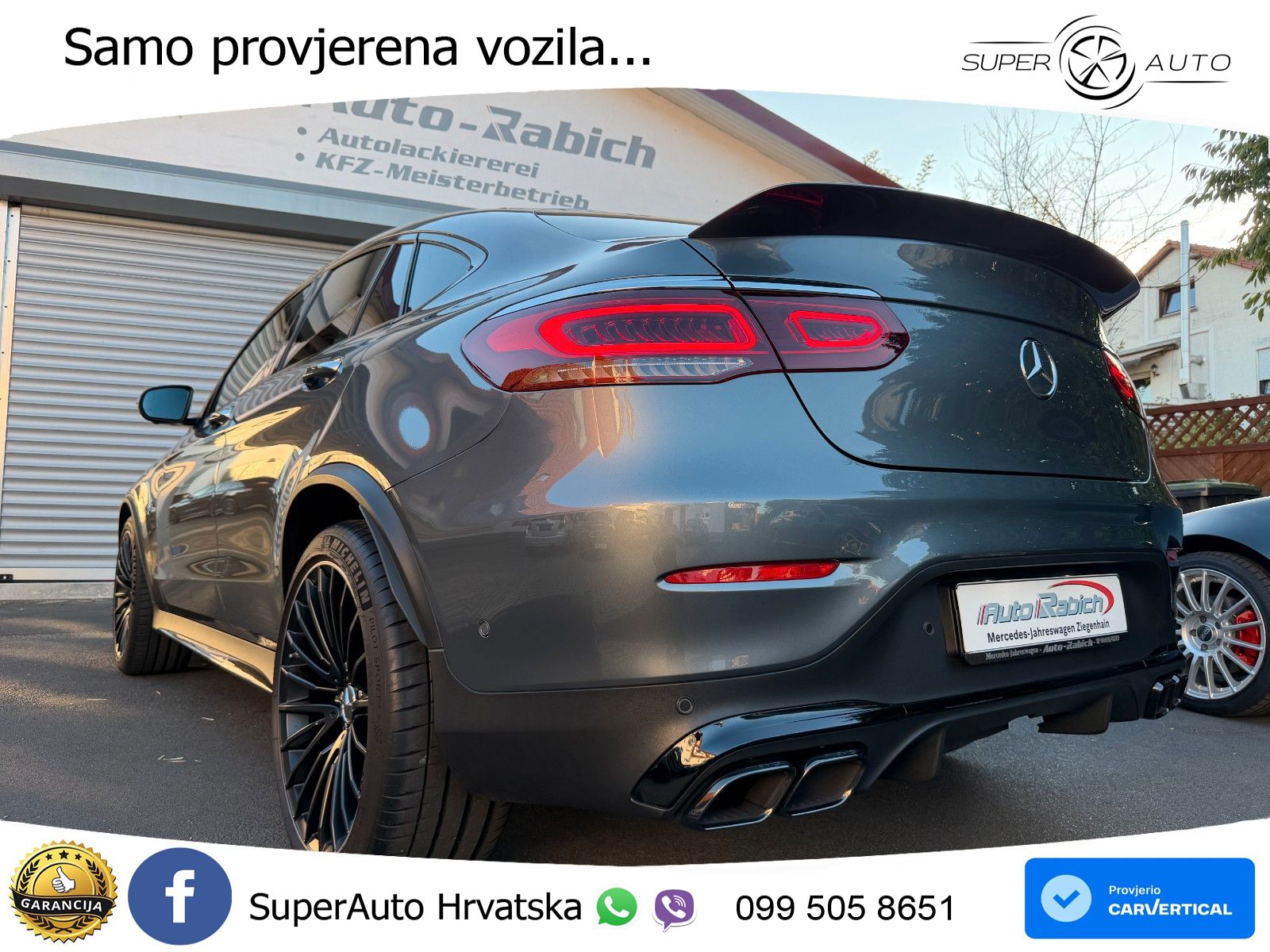 Mercedes GLC Coupe AMG 63 S V8 (510 KS) 4MATIC+ MCT LED+GR SJED+ACC