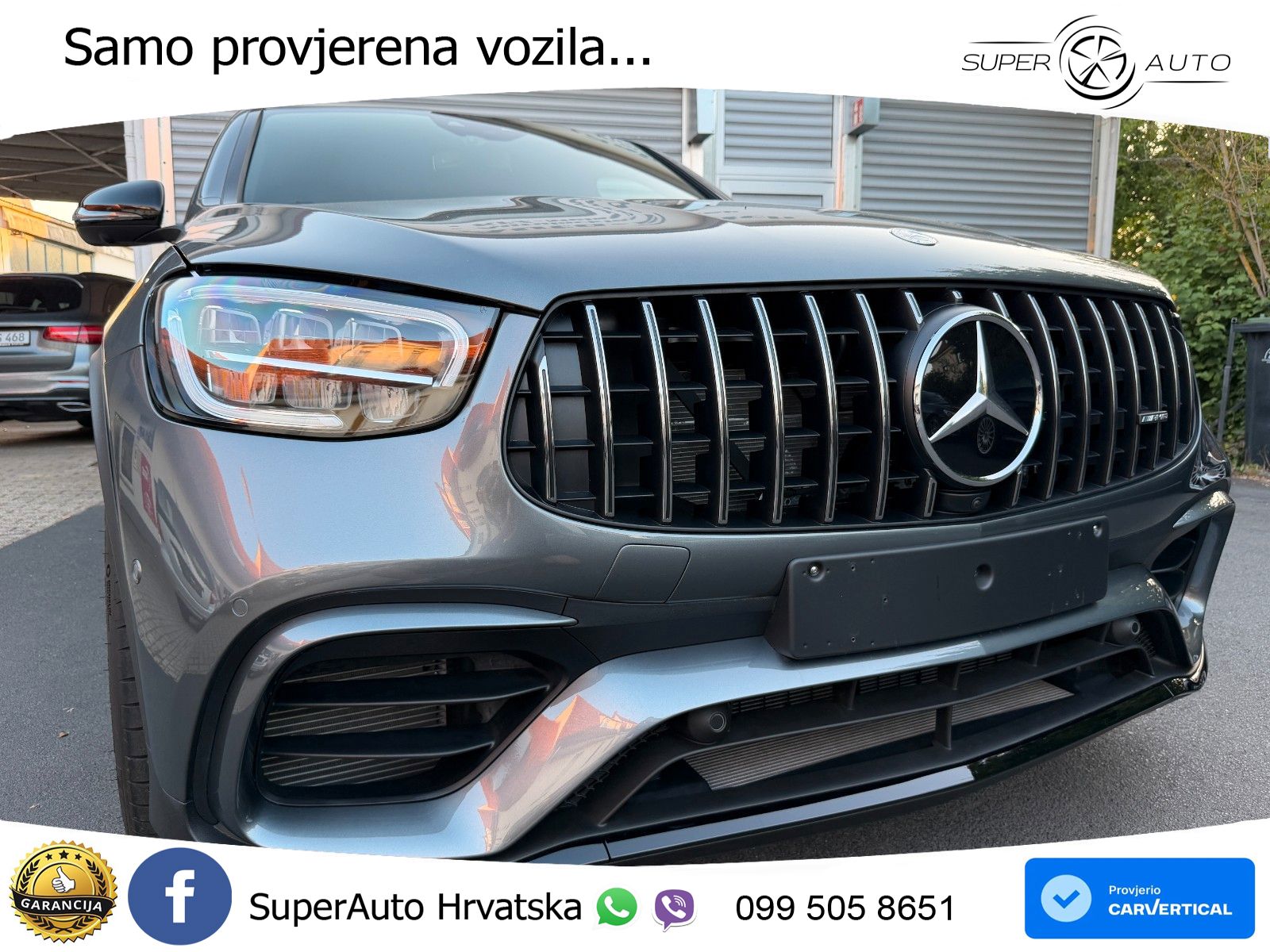 Mercedes GLC Coupe AMG 63 S V8 (510 KS) 4MATIC+ MCT LED+GR SJED+ACC