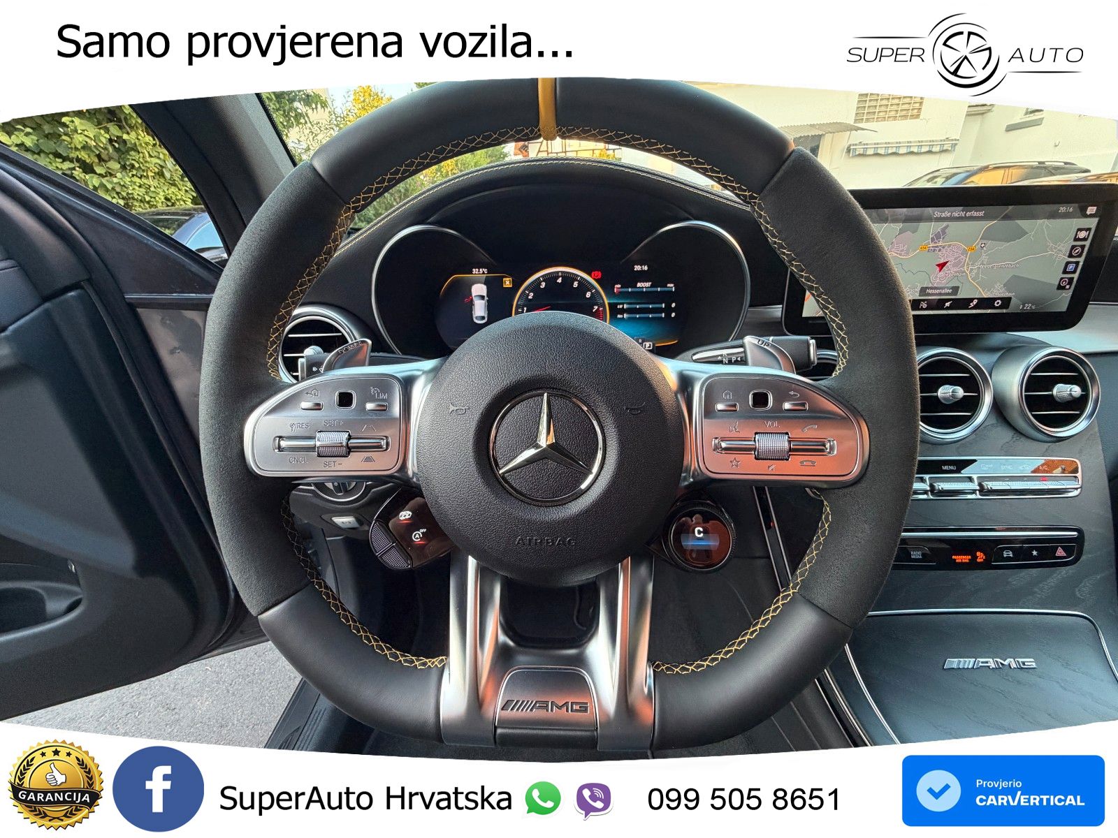 Mercedes GLC Coupe AMG 63 S V8 (510 KS) 4MATIC+ MCT LED+GR SJED+ACC