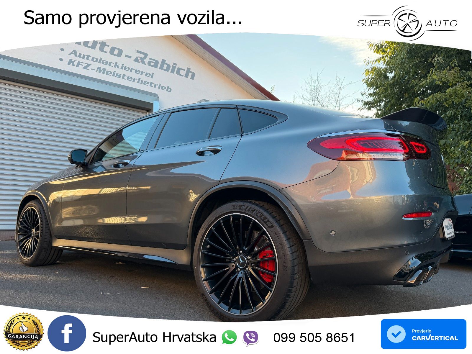 Mercedes GLC Coupe AMG 63 S V8 (510 KS) 4MATIC+ MCT LED+GR SJED+ACC