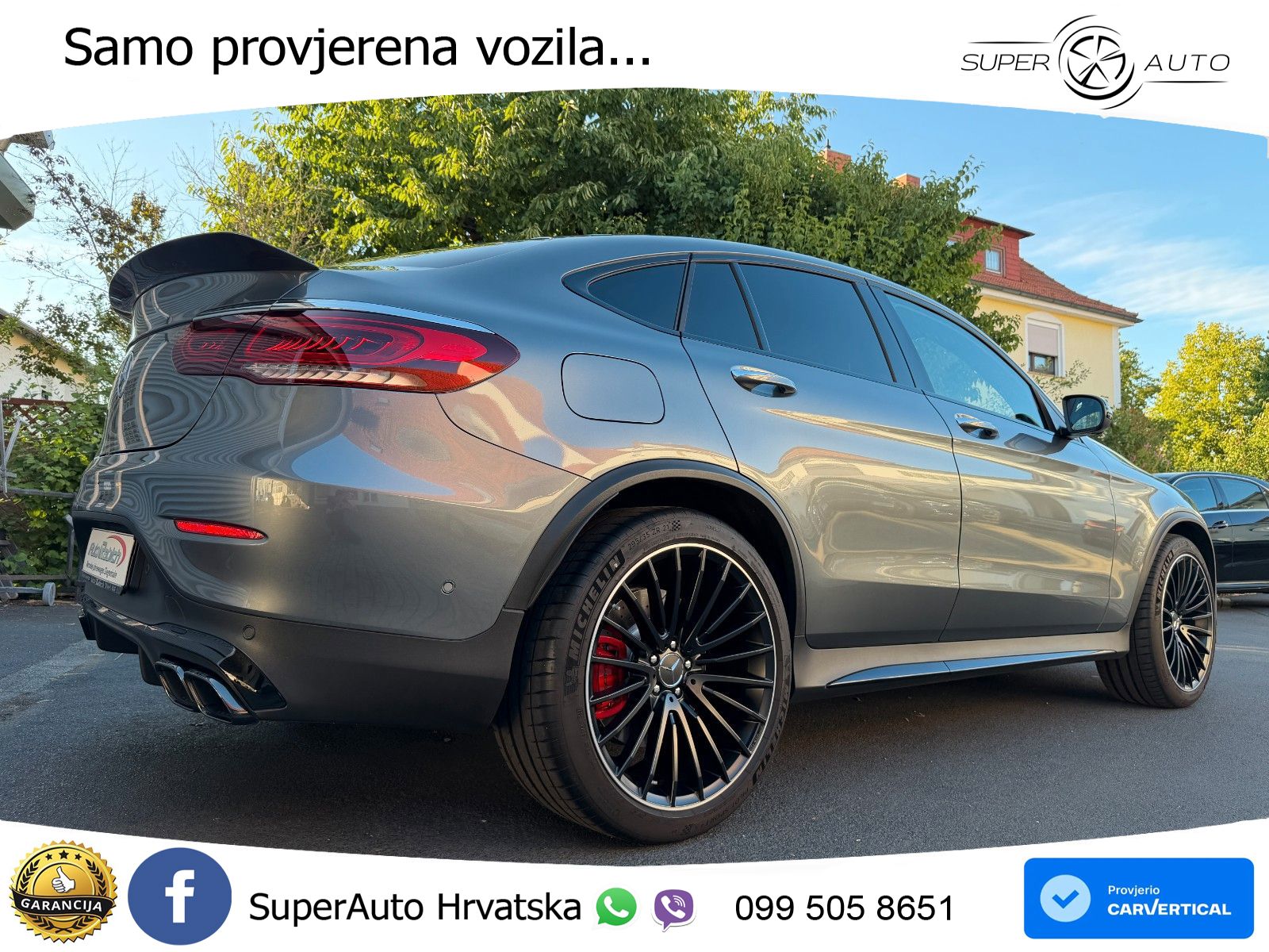 Mercedes GLC Coupe AMG 63 S V8 (510 KS) 4MATIC+ MCT LED+GR SJED+ACC