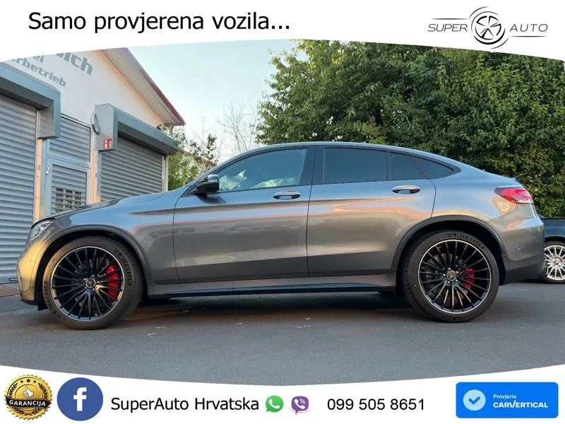 Mercedes GLC Coupe AMG 63 S V8 (510 KS) 4MATIC+ MCT LED+GR SJED+ACC