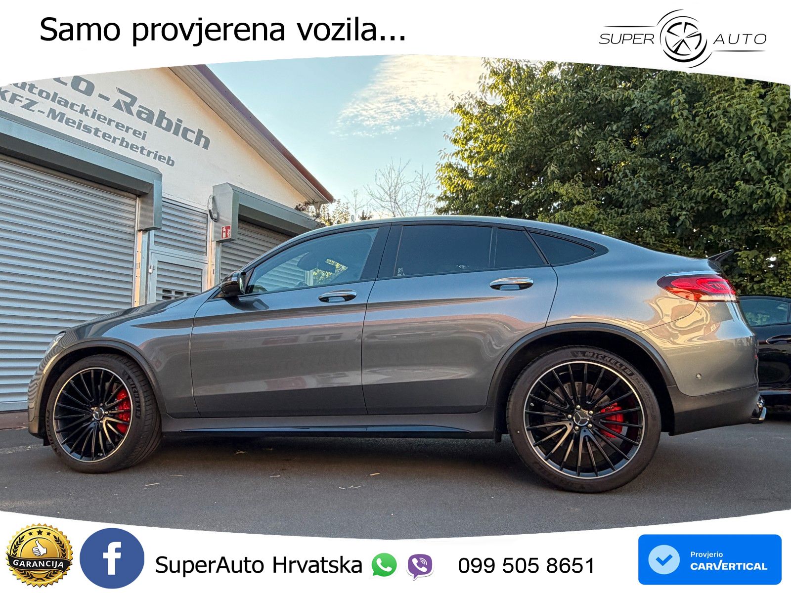 Mercedes GLC Coupe AMG 63 S V8 (510 KS) 4MATIC+ MCT LED+GR SJED+ACC