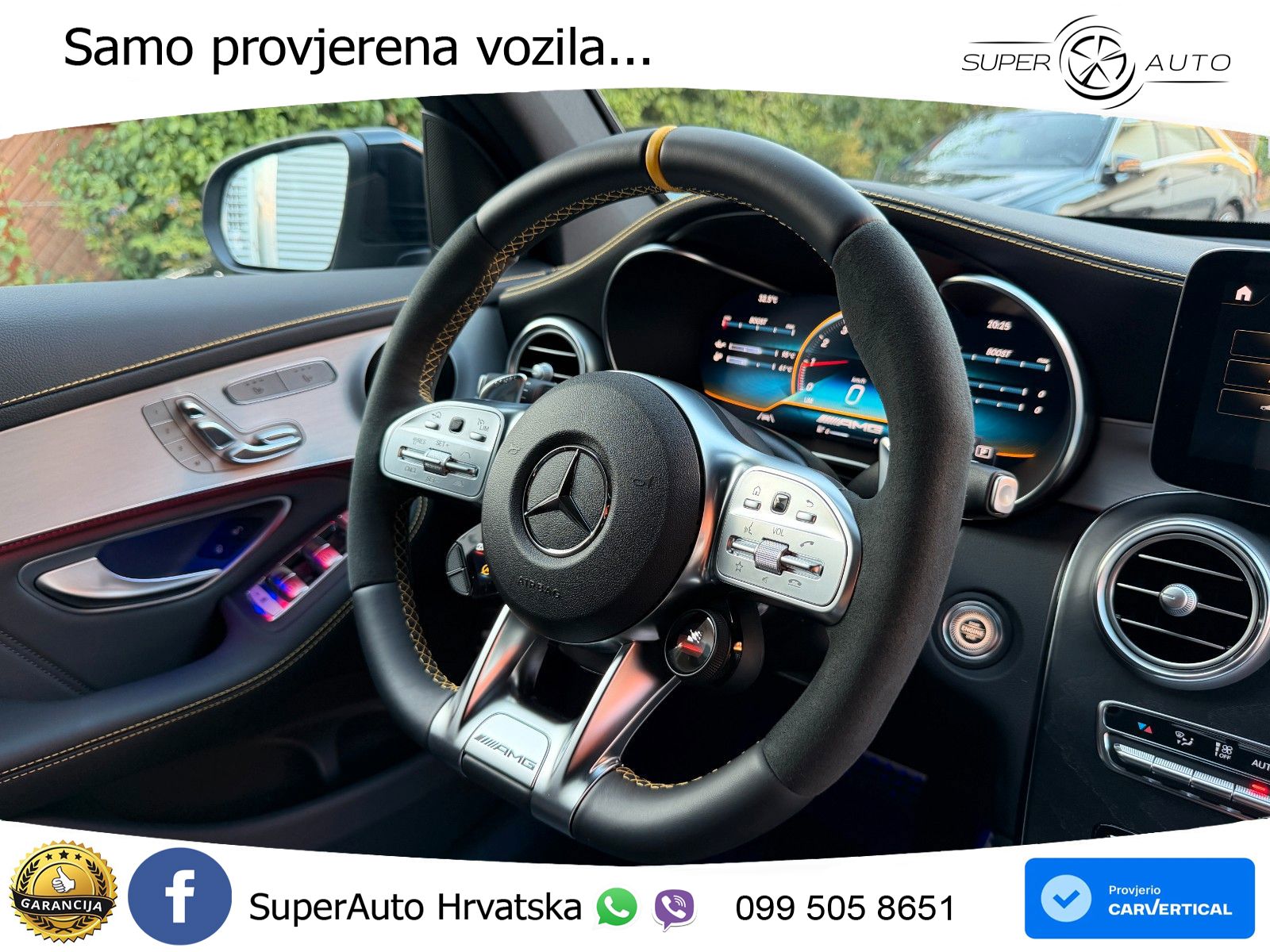 Mercedes GLC Coupe AMG 63 S V8 (510 KS) 4MATIC+ MCT LED+GR SJED+ACC