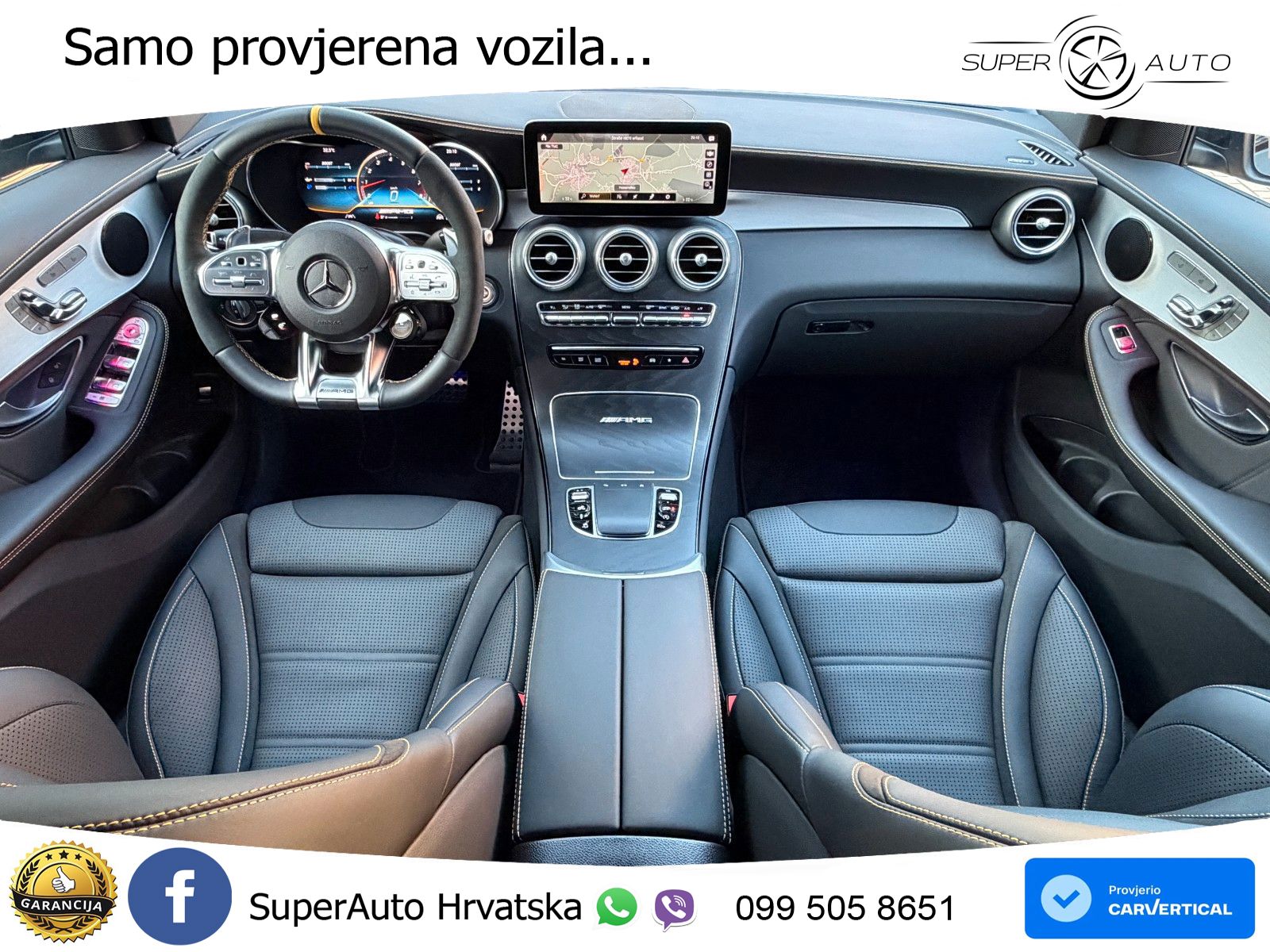 Mercedes GLC Coupe AMG 63 S V8 (510 KS) 4MATIC+ MCT LED+GR SJED+ACC