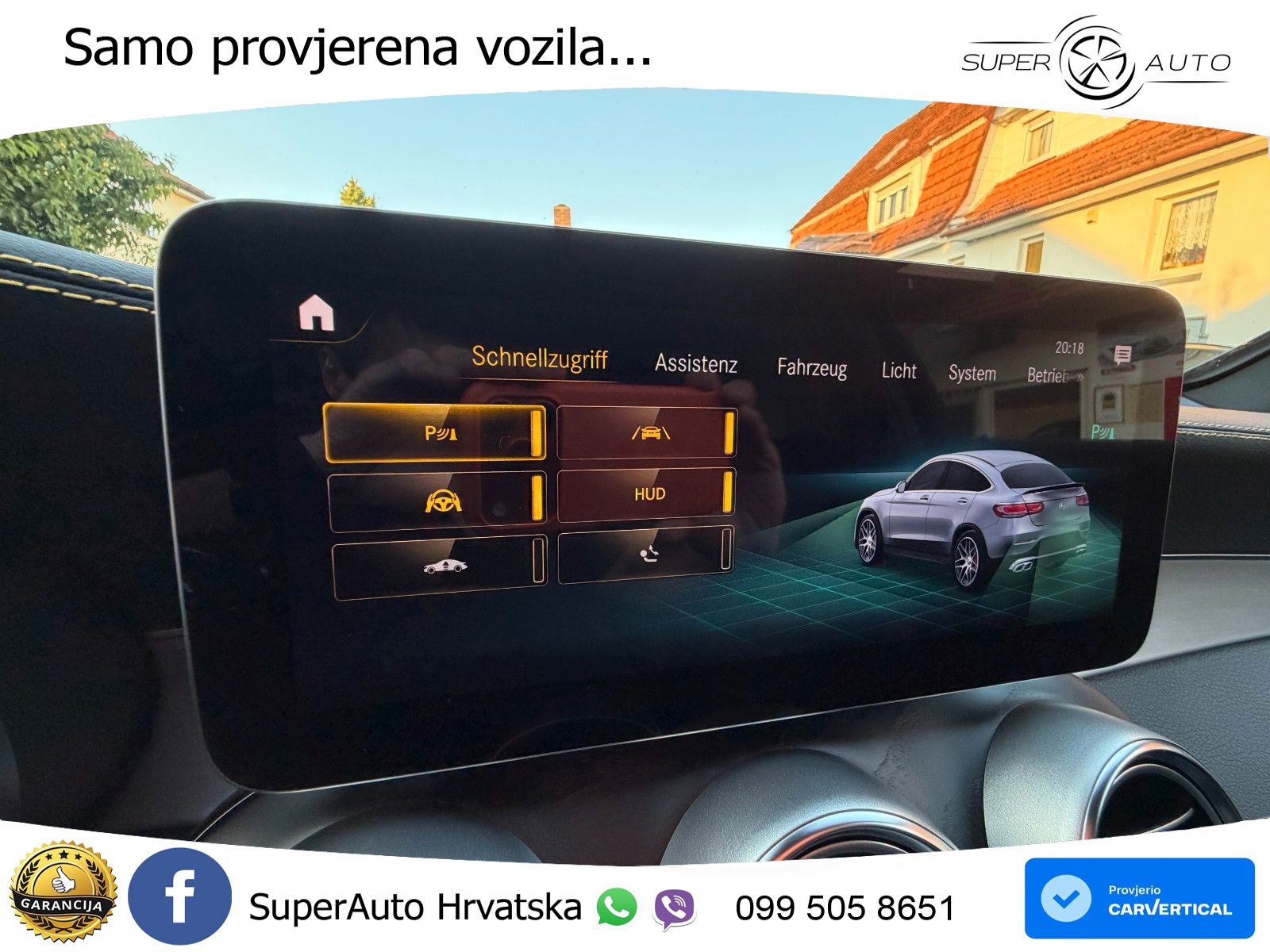 Mercedes GLC Coupe AMG 63 S V8 (510 KS) 4MATIC+ MCT LED+GR SJED+ACC