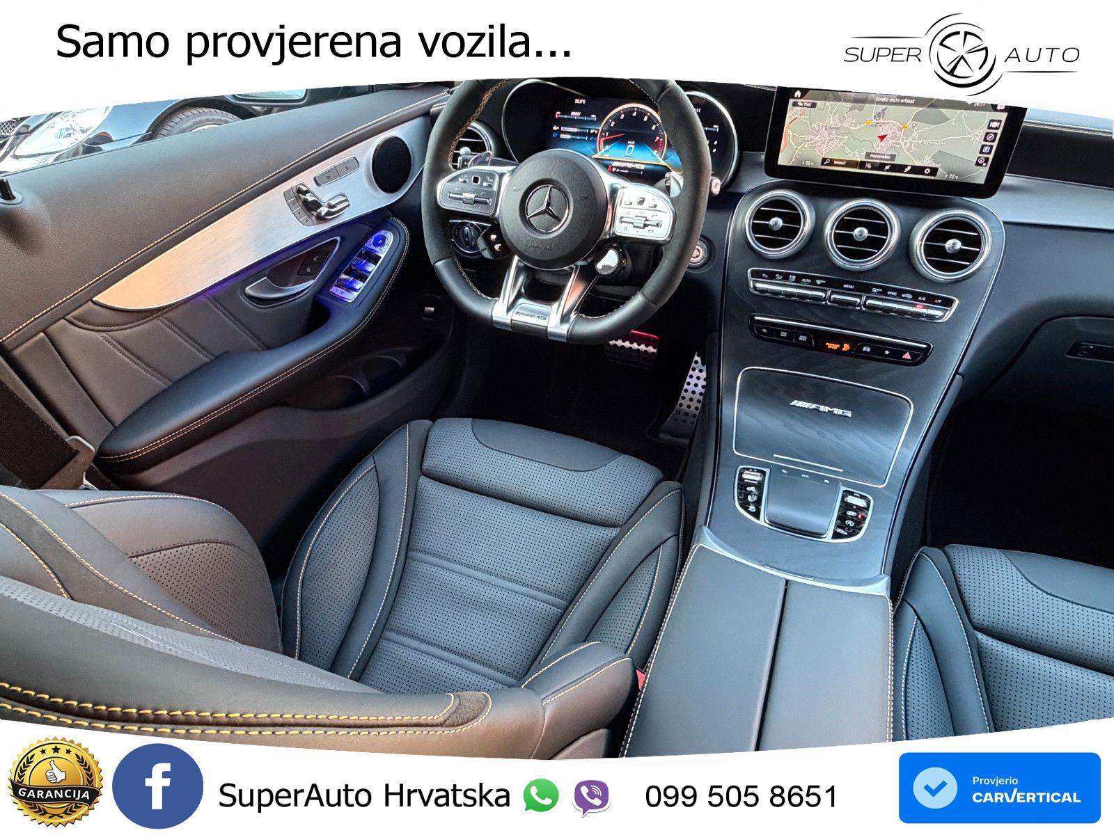 Mercedes GLC Coupe AMG 63 S V8 (510 KS) 4MATIC+ MCT LED+GR SJED+ACC