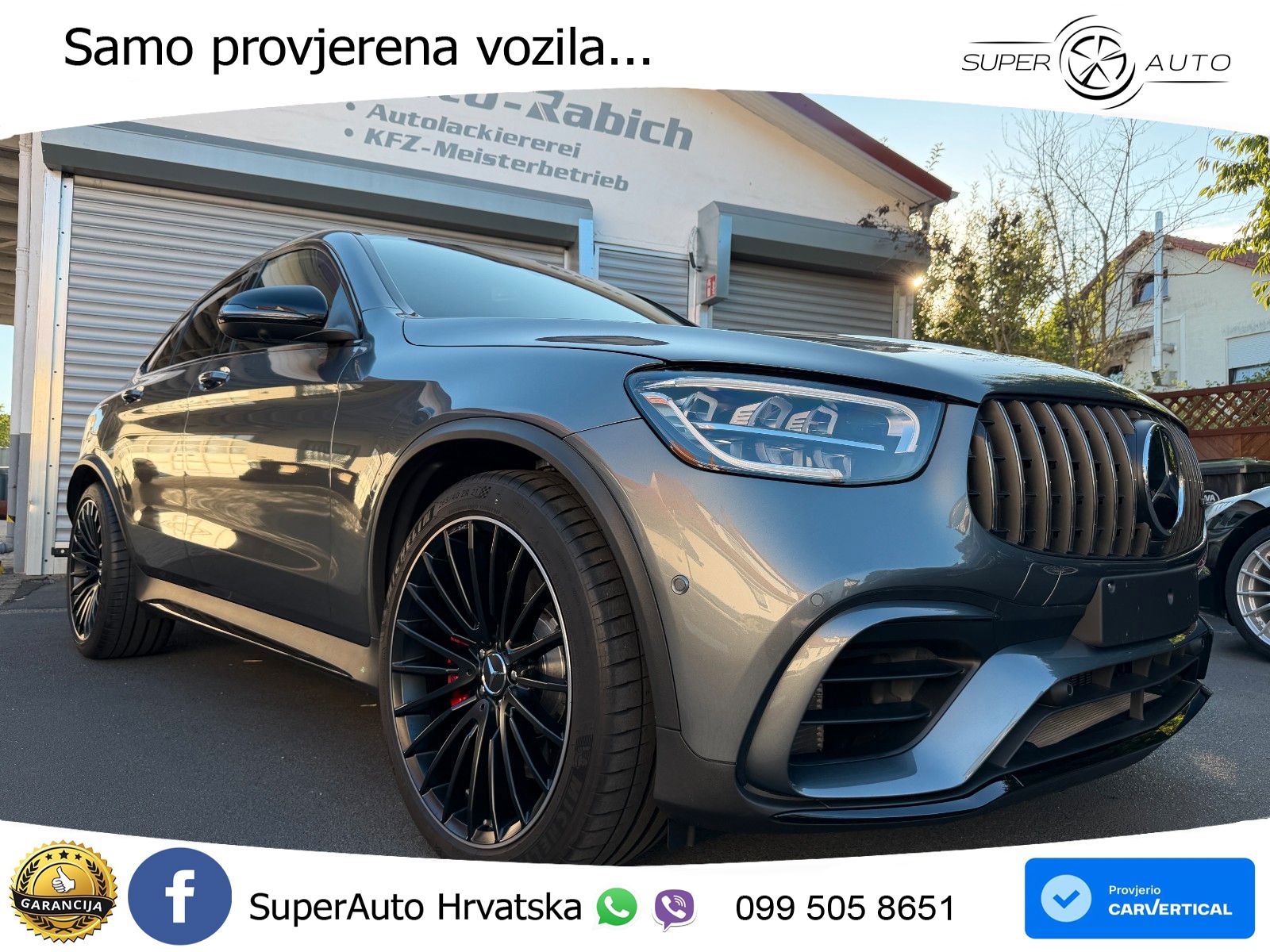 Mercedes GLC Coupe AMG 63 S V8 (510 KS) 4MATIC+ MCT LED+GR SJED+ACC