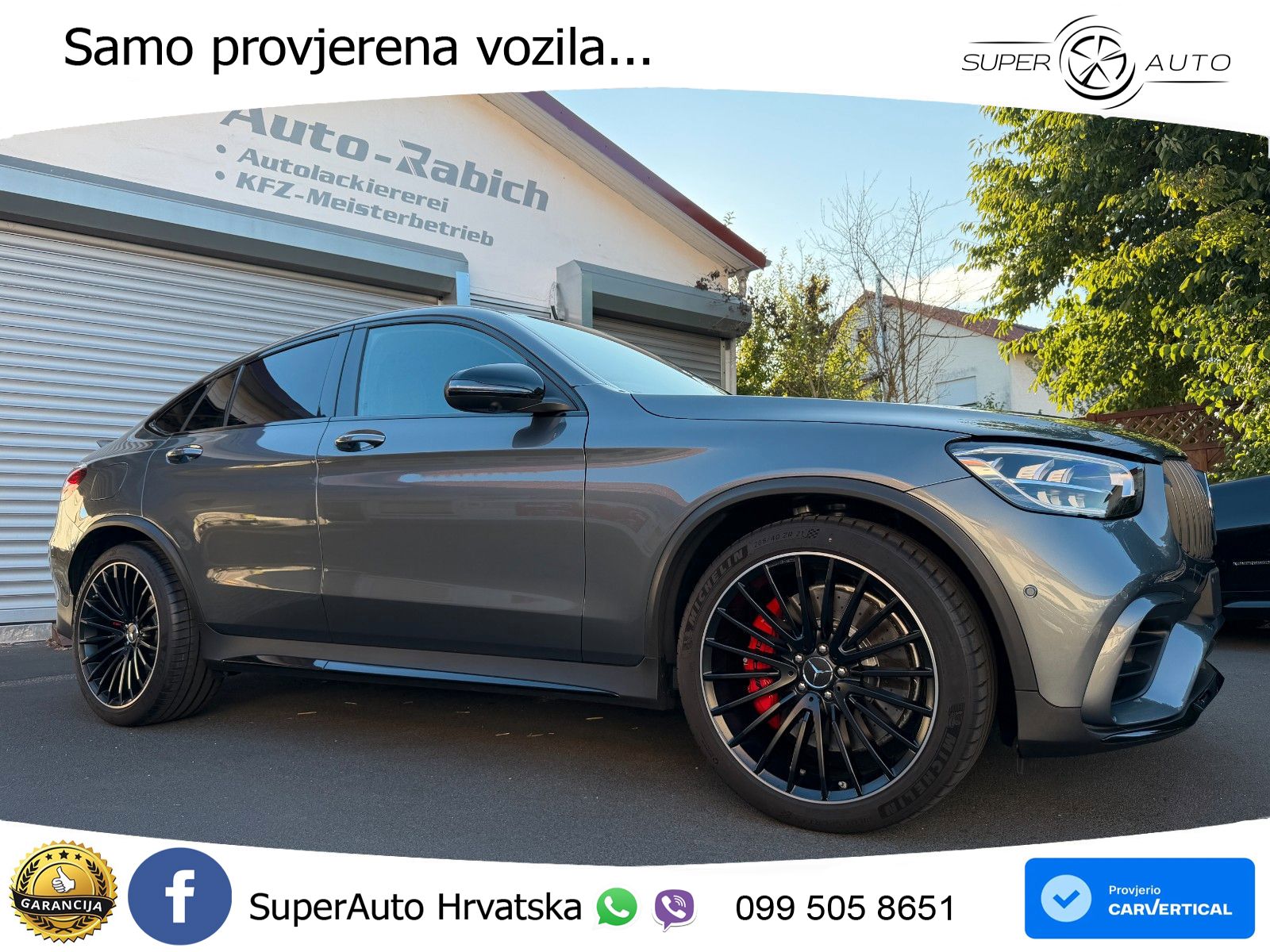 Mercedes GLC Coupe AMG 63 S V8 (510 KS) 4MATIC+ MCT LED+GR SJED+ACC