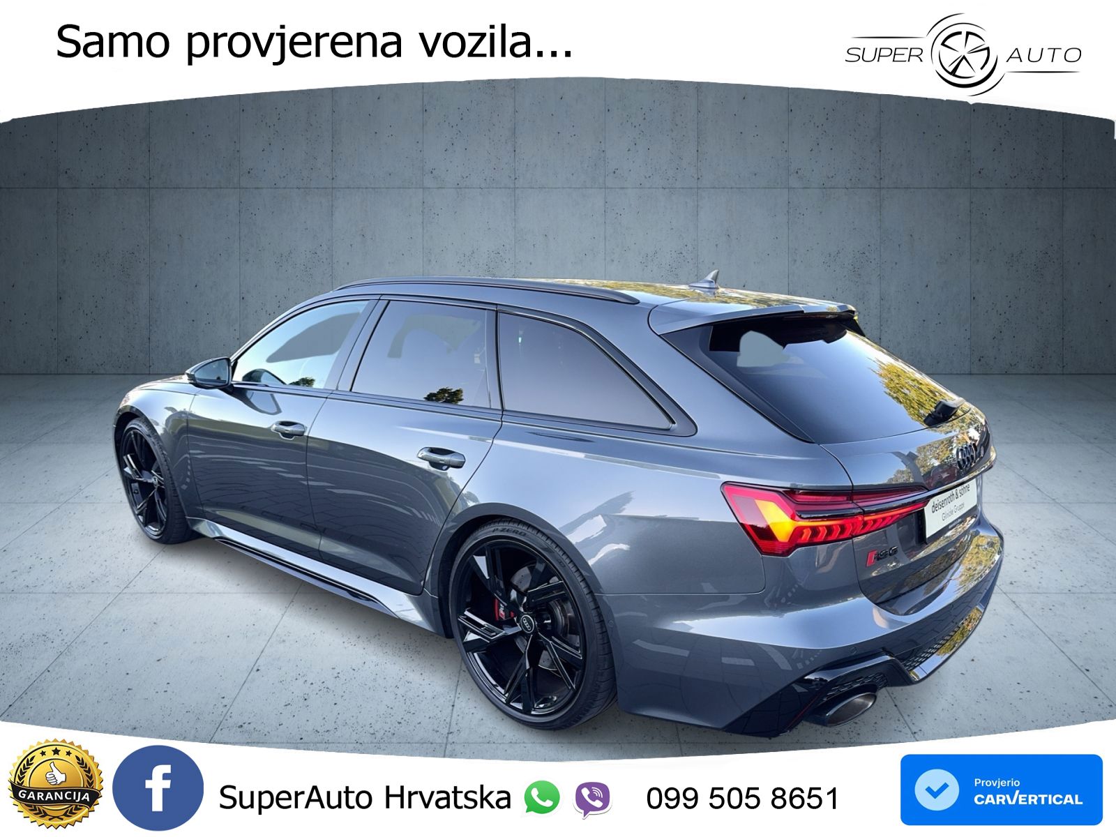 Audi RS6 Avant 4.0 TFSI V8 (600 KS) quattro Tiptronic LED+GR SJED+ACC