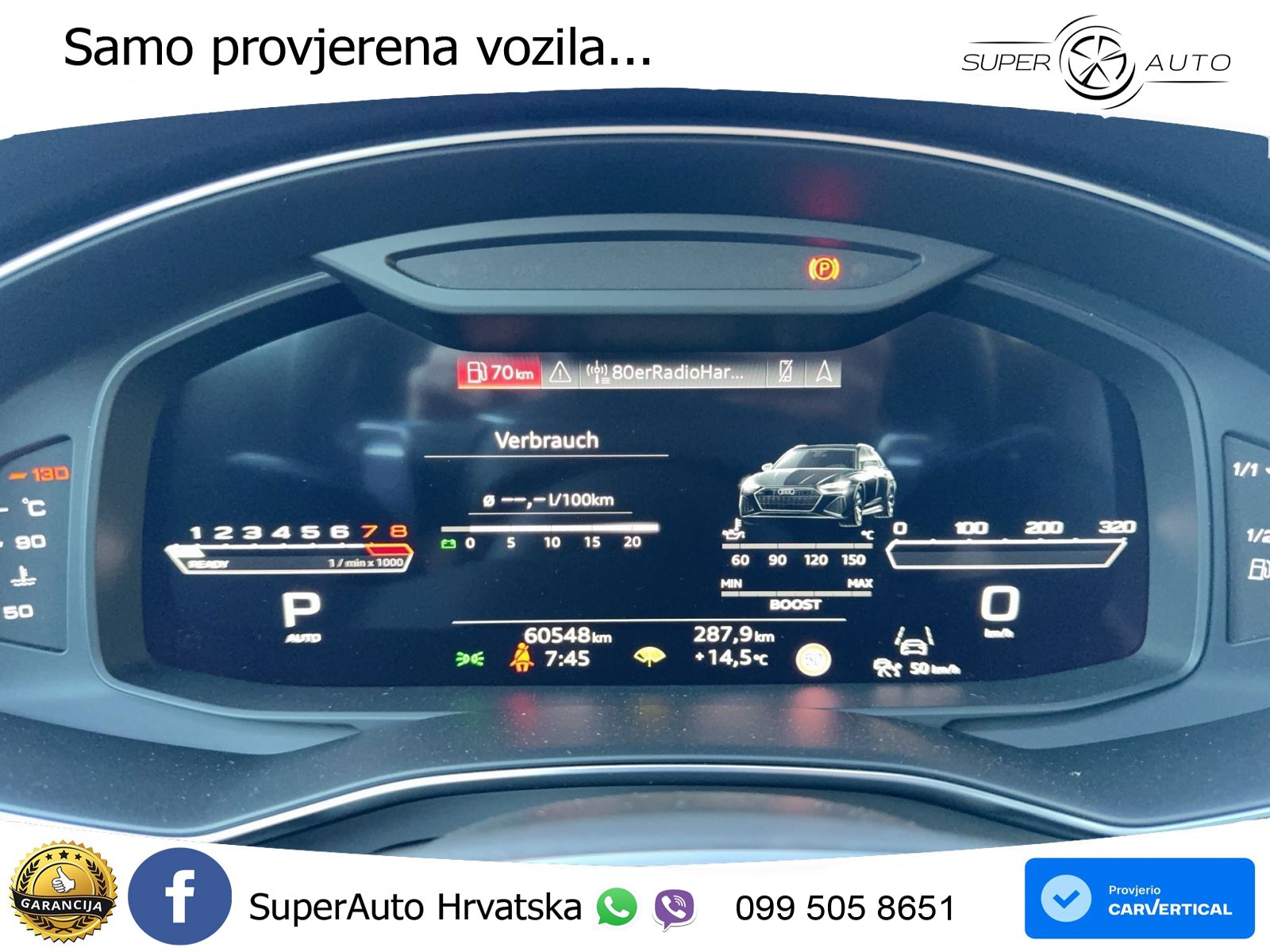 Audi RS6 Avant 4.0 TFSI V8 (600 KS) quattro Tiptronic LED+GR SJED+ACC