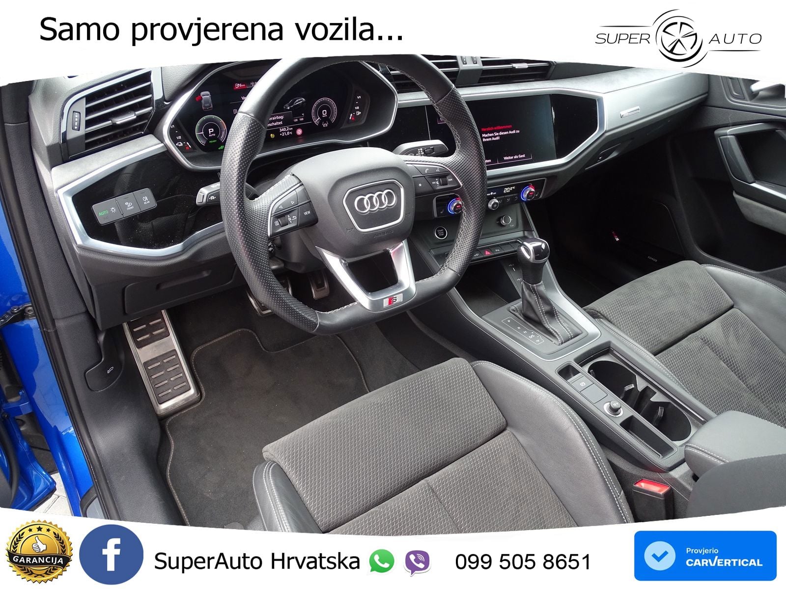Audi Q3 45 TFSIe (245 KS) S tronic S line LED+GR SJED+ACC