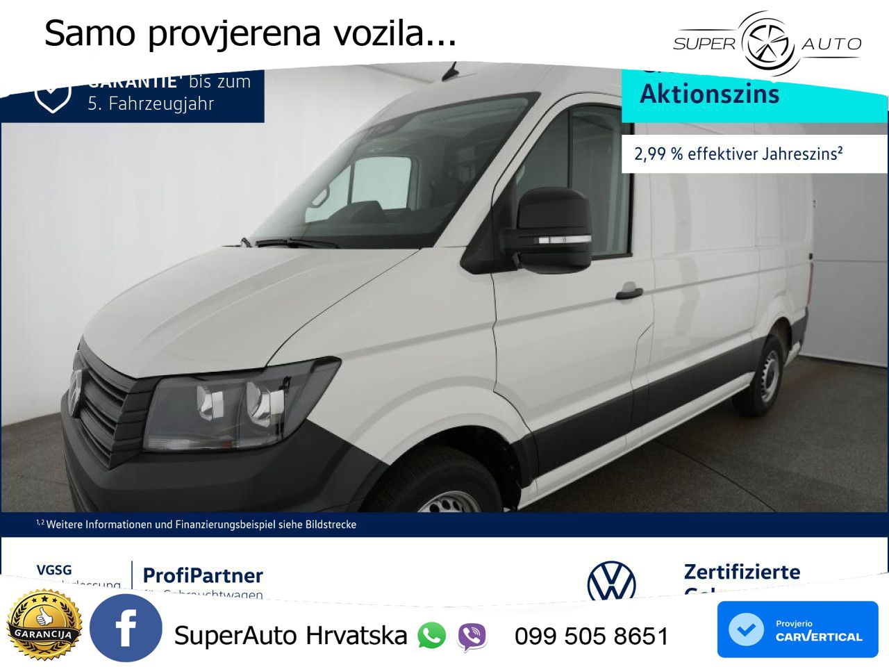 Volkswagen Crafter Kasten Mittel Sitzhzg. Klima Kamera ZV 177 KS