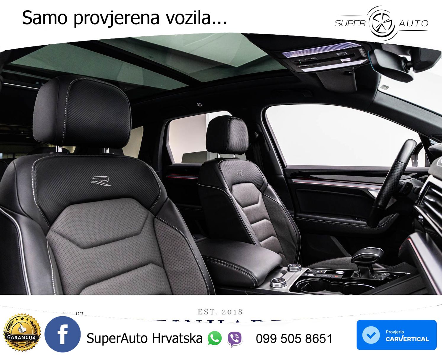 Volkswagen Touareg 3.0 V6 TDI (286 KS) 4MOTION Tiptronic R-Line ZRAČNI+ACC+GR SJED+KAM+PANO