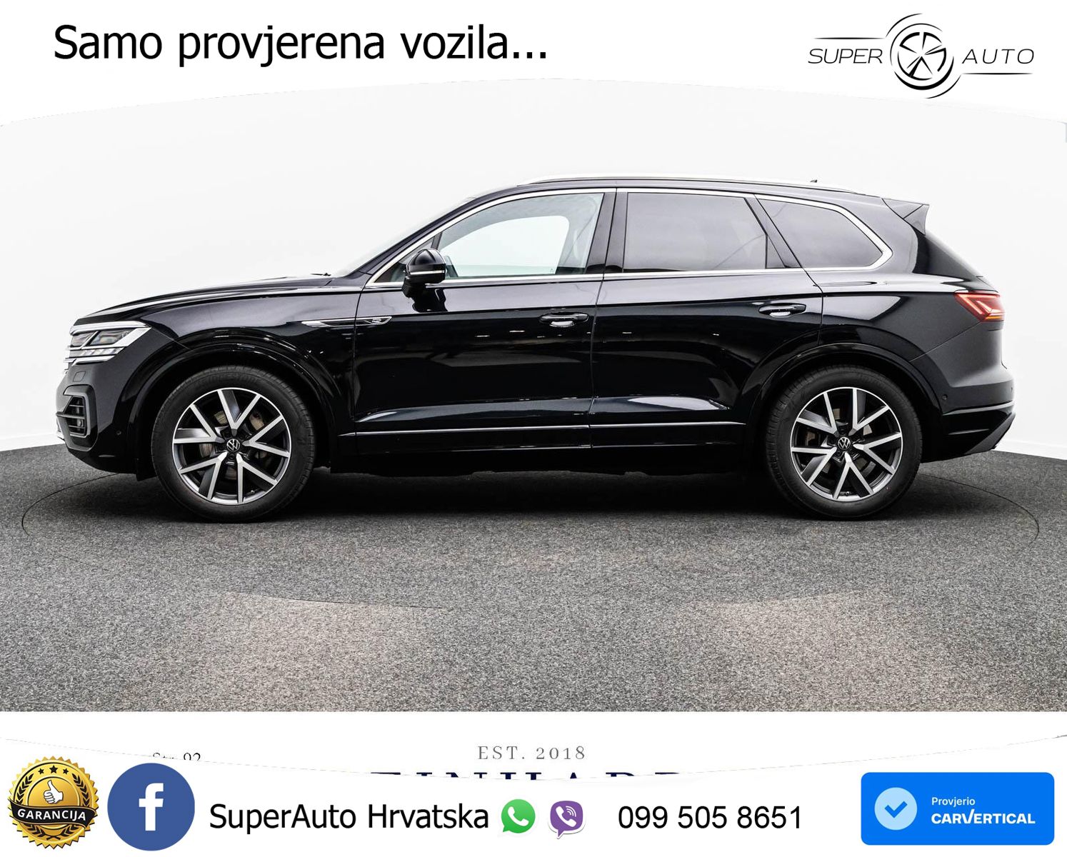 Volkswagen Touareg 3.0 V6 TDI (286 KS) 4MOTION Tiptronic R-Line ZRAČNI+ACC+GR SJED+KAM+PANO