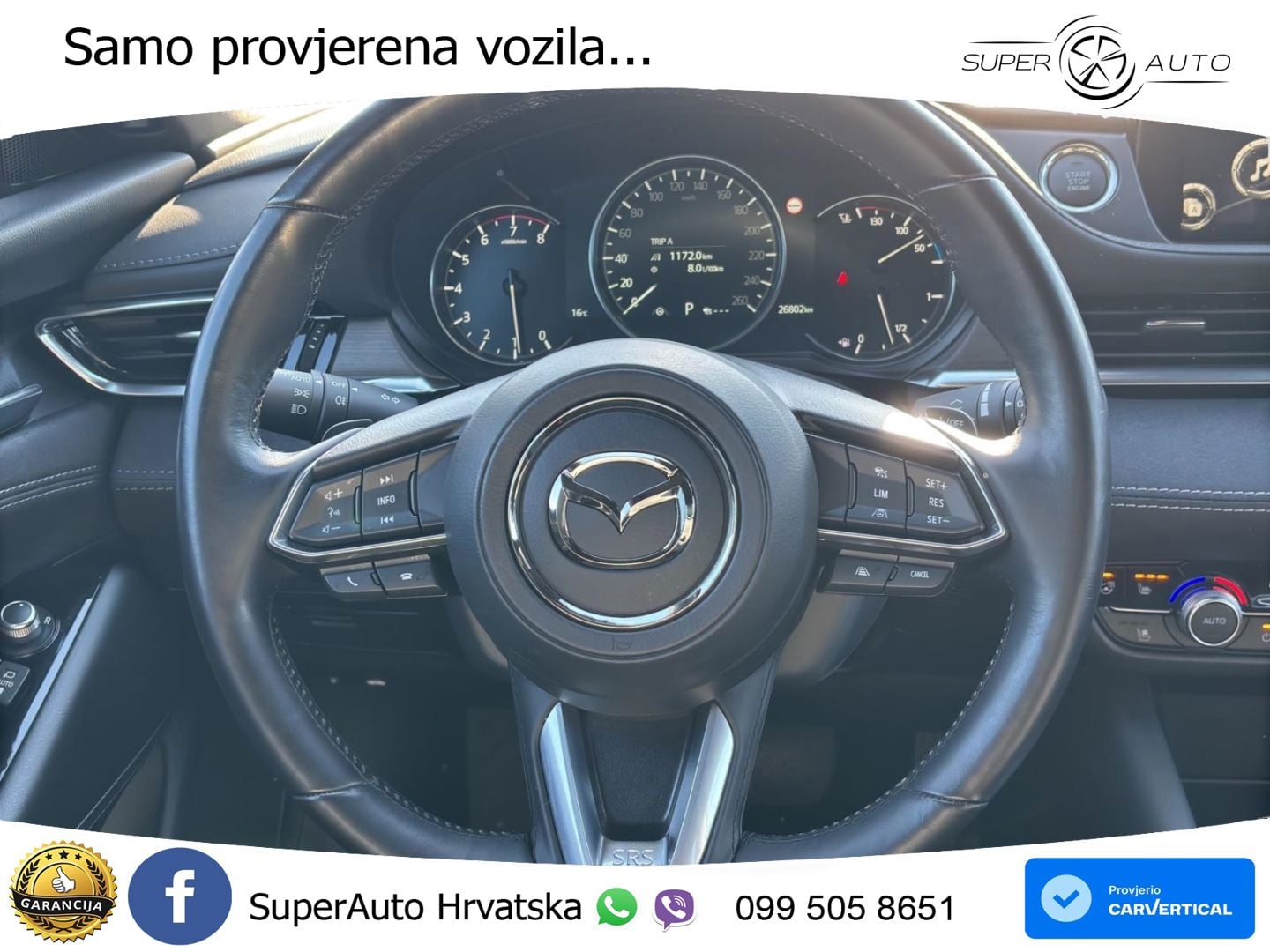 Mazda 6 Sport Combi 2.5 SKYACTIV-G (194 KS) SKYACTIV-Drive MATRIX+GR SJED+KAM