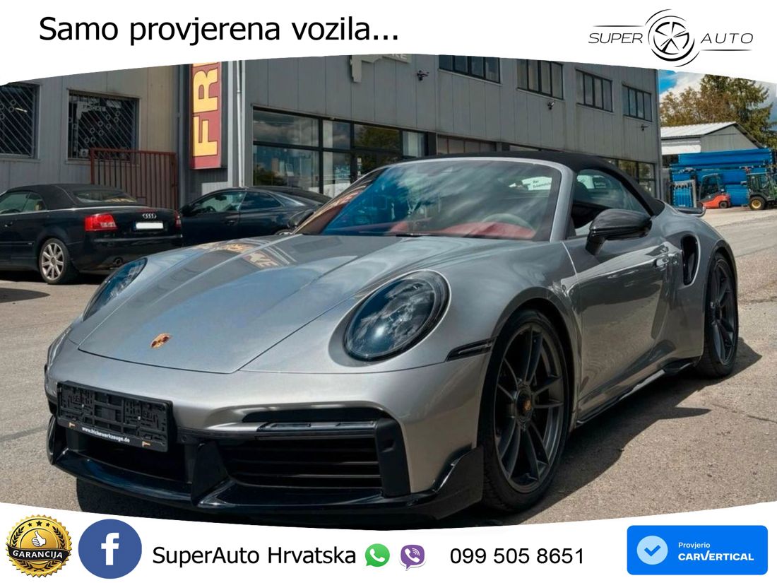 Porsche 911 Turbo S Cabriolet 3.8 (650 KS) PDK MATRIX+GR SJED+KAM