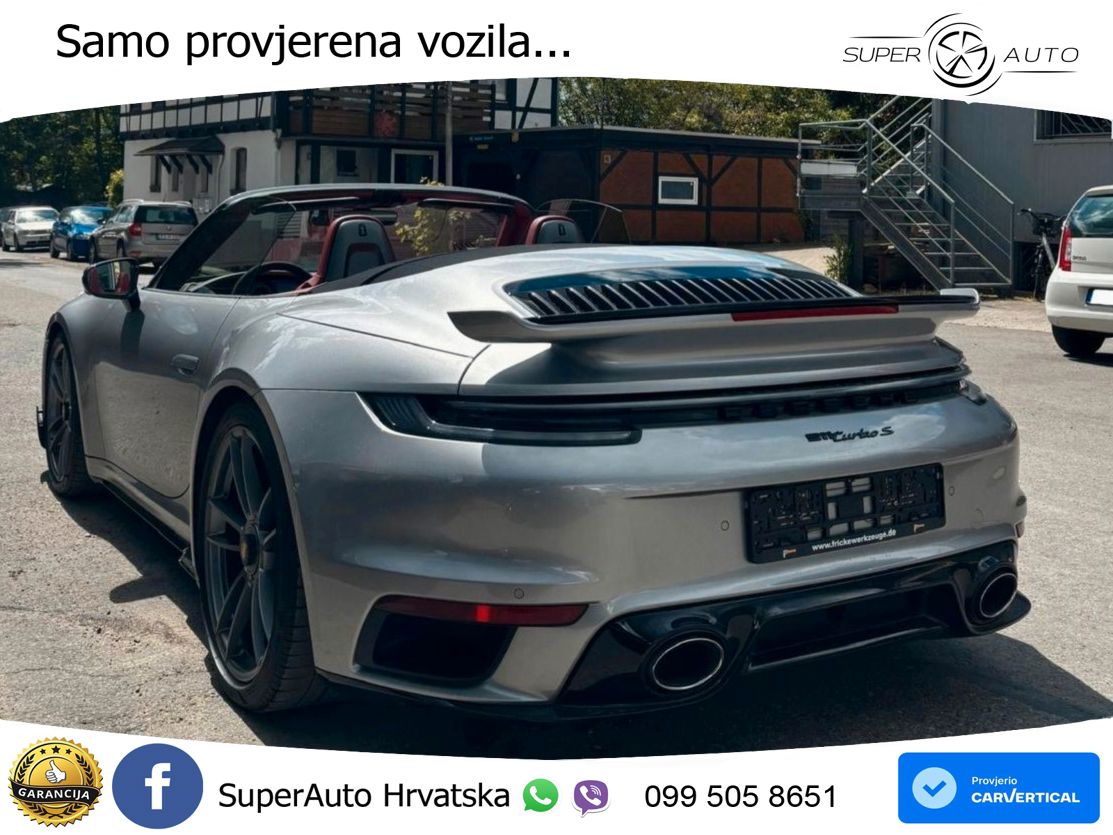 Porsche 911 Turbo S Cabriolet 3.8 (650 KS) PDK MATRIX+GR SJED+KAM