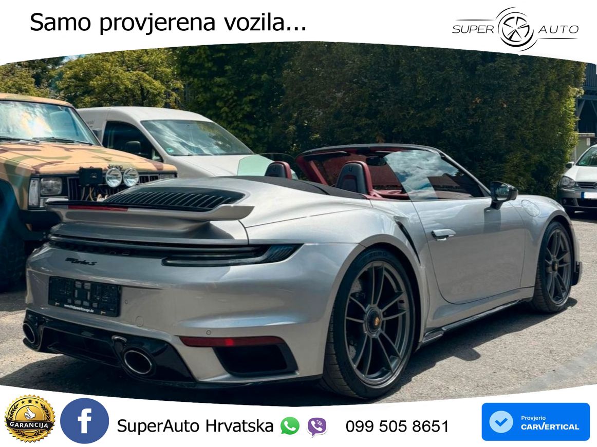 Porsche 911 Turbo S Cabriolet 3.8 (650 KS) PDK MATRIX+GR SJED+KAM