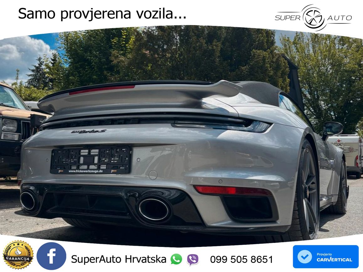 Porsche 911 Turbo S Cabriolet 3.8 (650 KS) PDK MATRIX+GR SJED+KAM