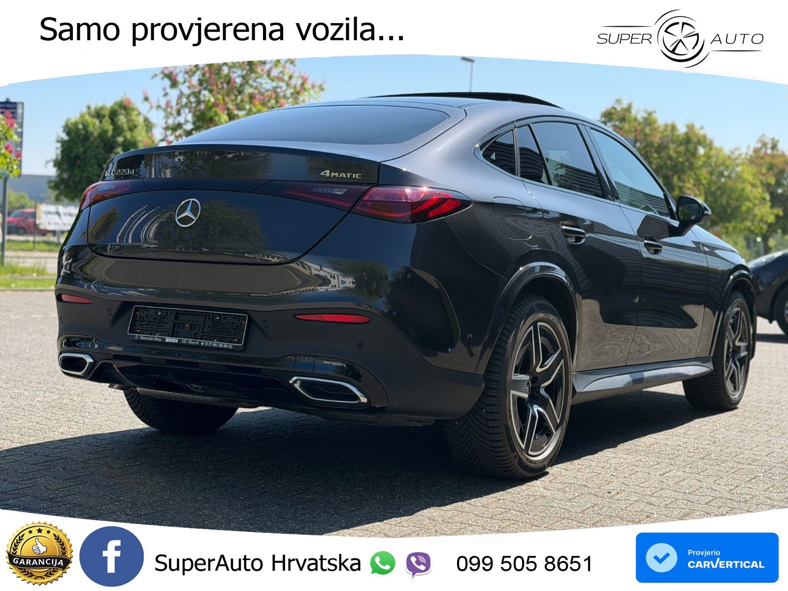 Mercedes GLC Coupe 220d (197 KS) 4MATIC 9G-TRONIC AMG ACC+GR SJED+360+PANO