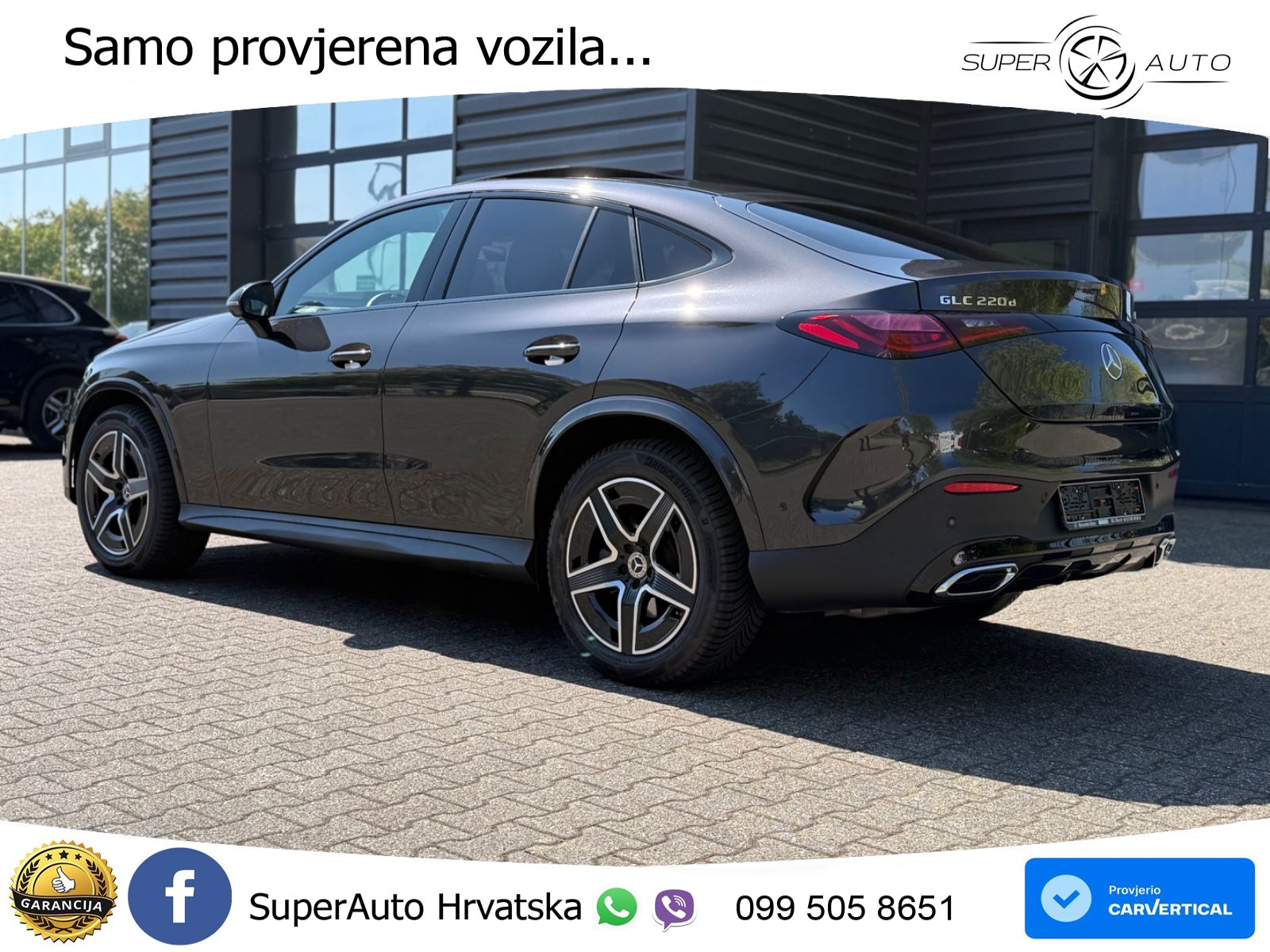 Mercedes GLC Coupe 220d (197 KS) 4MATIC 9G-TRONIC AMG ACC+GR SJED+360+PANO