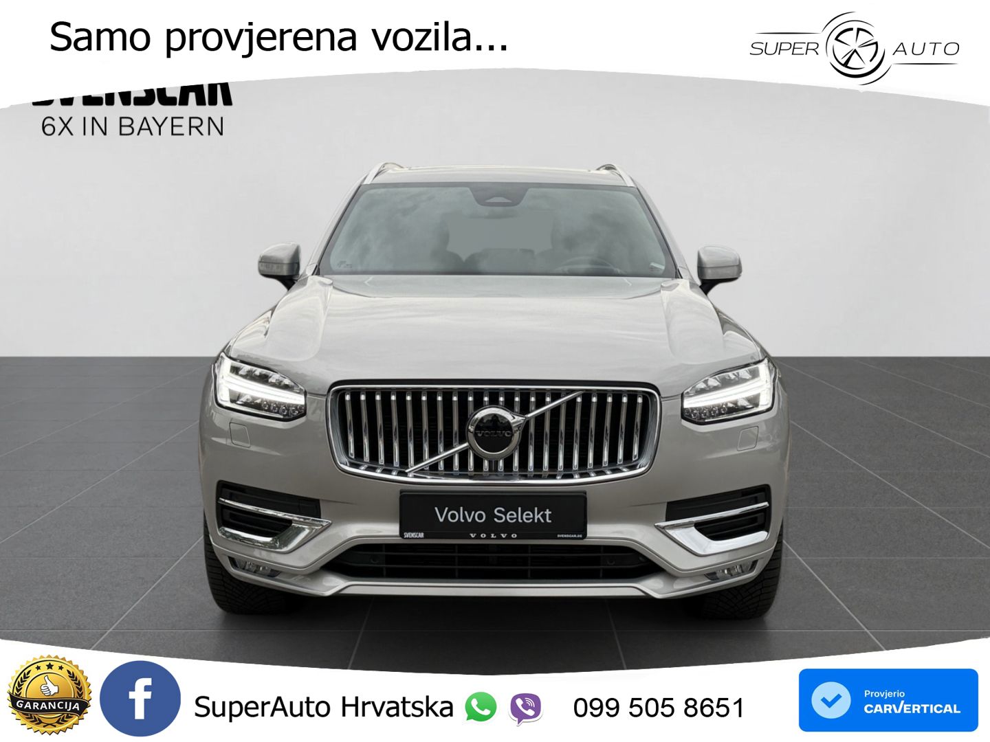 Volvo XC90 2.0 B5 Diesel AWD Automatic ZRAČNI+ACC+GR SJED+KAM+PANO