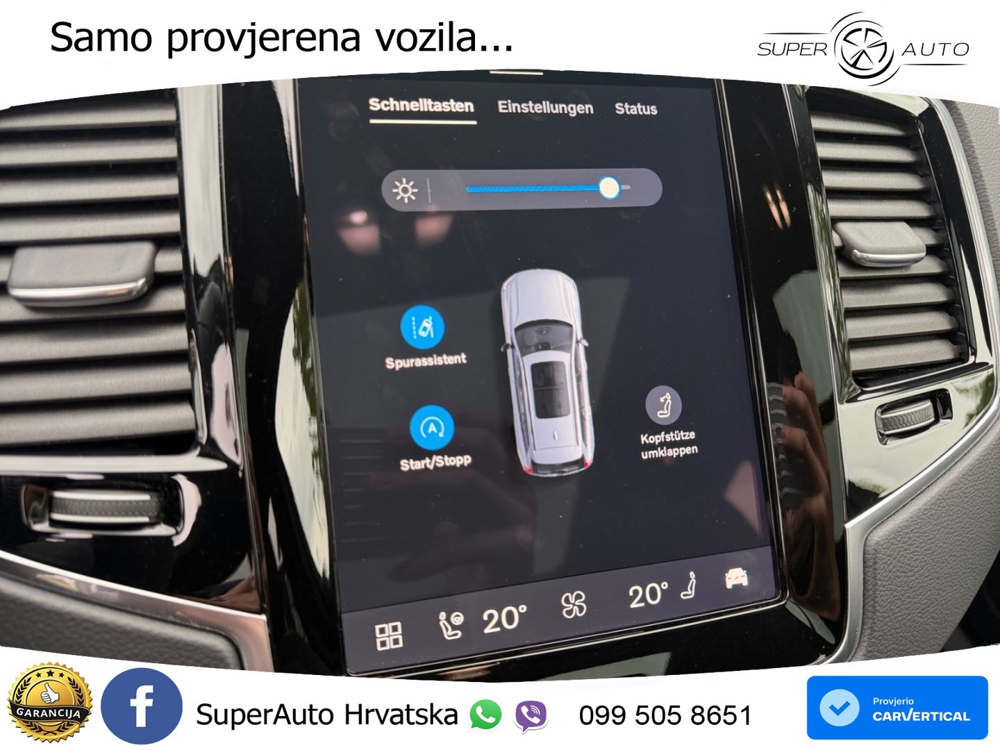 Volvo XC90 2.0 B5 Diesel AWD Automatic ZRAČNI+ACC+GR SJED+KAM+PANO