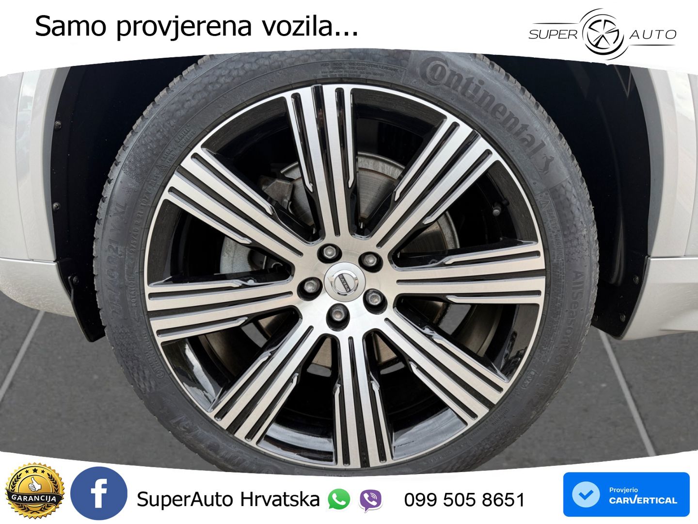 Volvo XC90 2.0 B5 Diesel AWD Automatic ZRAČNI+ACC+GR SJED+KAM+PANO