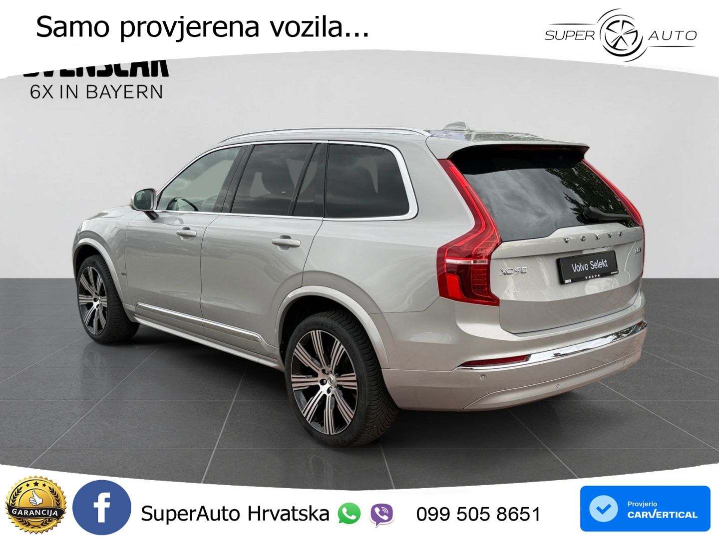 Volvo XC90 2.0 B5 Diesel AWD Automatic ZRAČNI+ACC+GR SJED+KAM+PANO