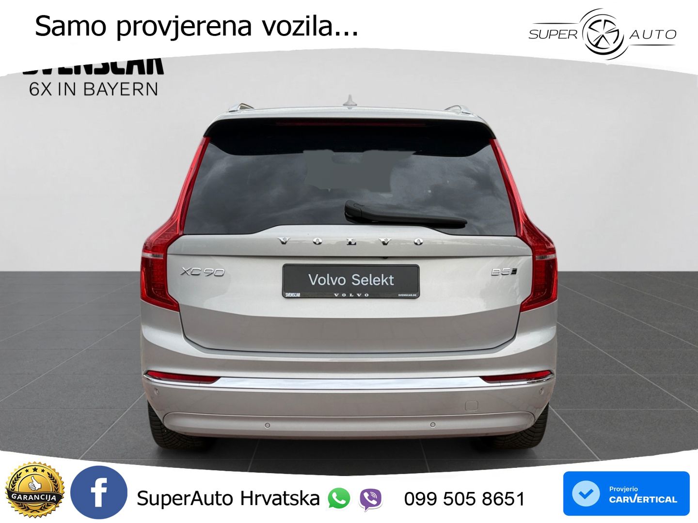 Volvo XC90 2.0 B5 Diesel AWD Automatic ZRAČNI+ACC+GR SJED+KAM+PANO
