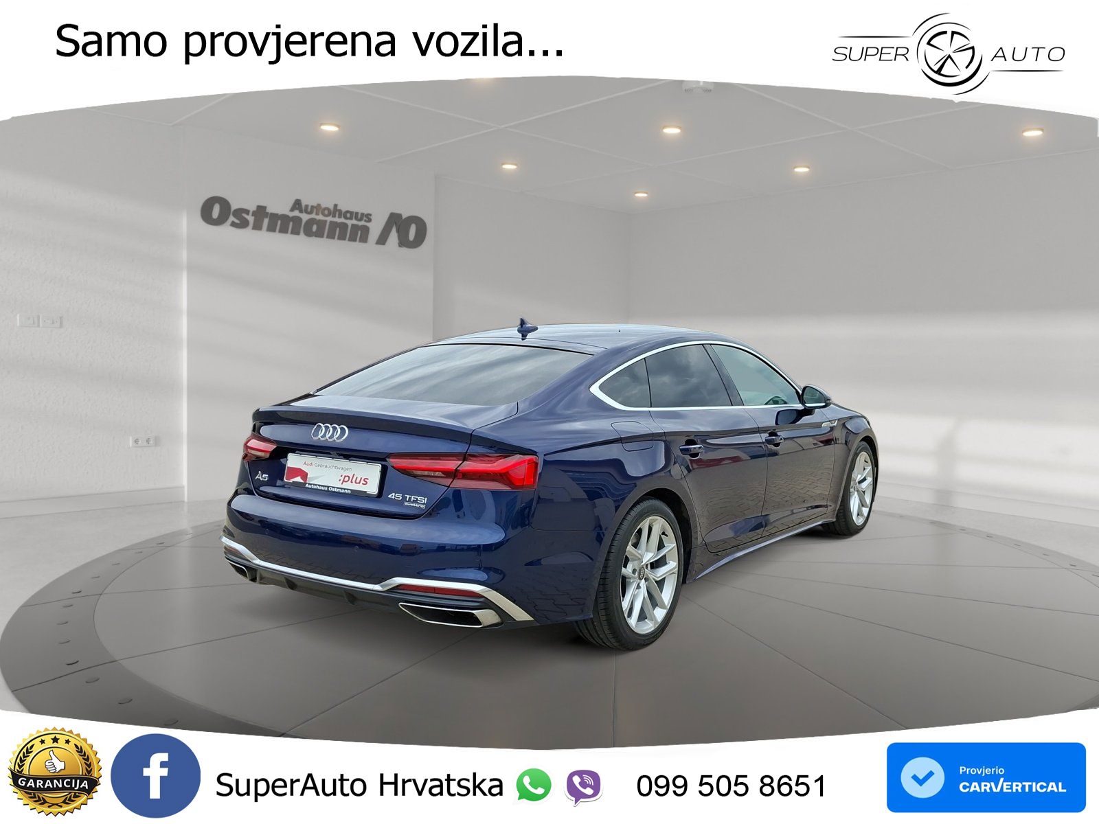 Audi A5 Sportback 45 TFSI (245 KS) quattro ultra S tronic S line MATRIX+GR SJED+KAM