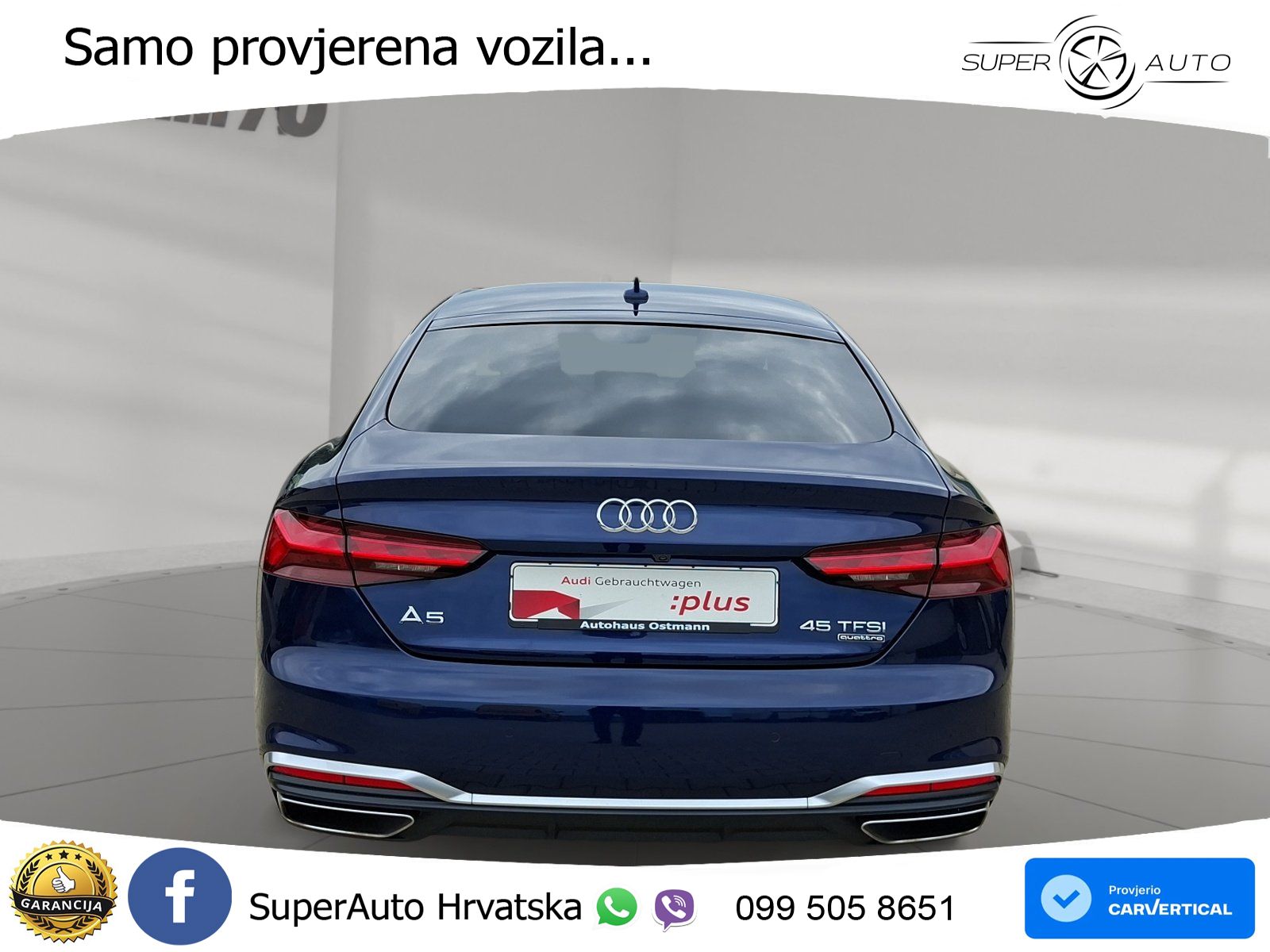 Audi A5 Sportback 45 TFSI (245 KS) quattro ultra S tronic S line MATRIX+GR SJED+KAM
