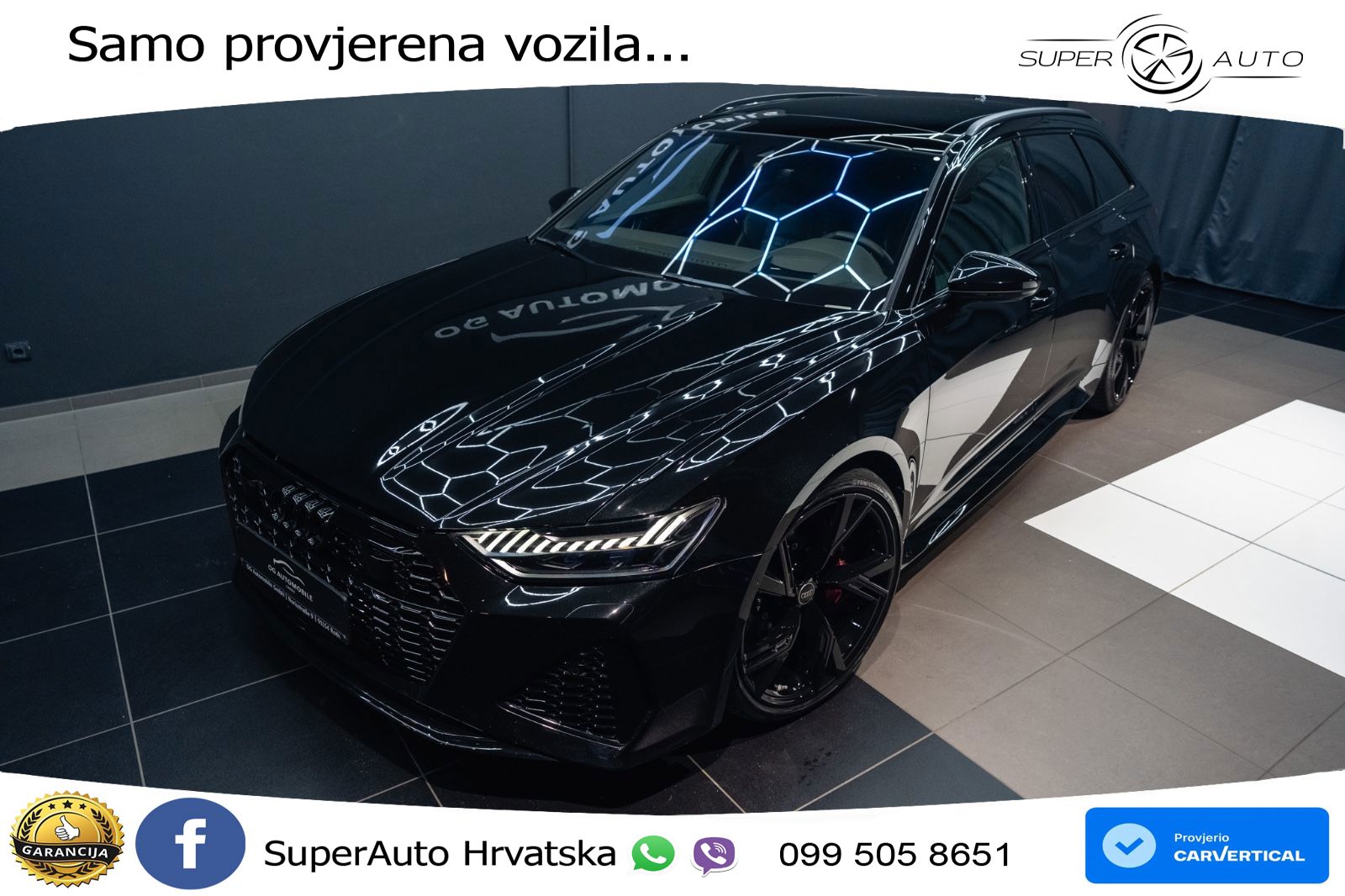 Audi RS6 Avant 4.0 TFSI V8 (600 KS) quattro Tiptronic Kuka MATRIX+GR SJED+KAM
