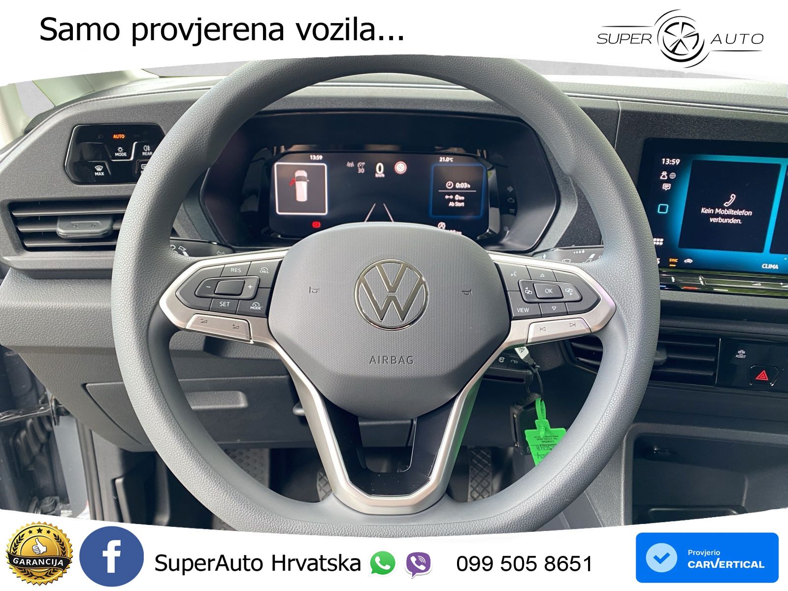 Volkswagen Caddy Cargo 1.5 TSI EU6 6-Gang Radst. 2.755 mm 116 KS